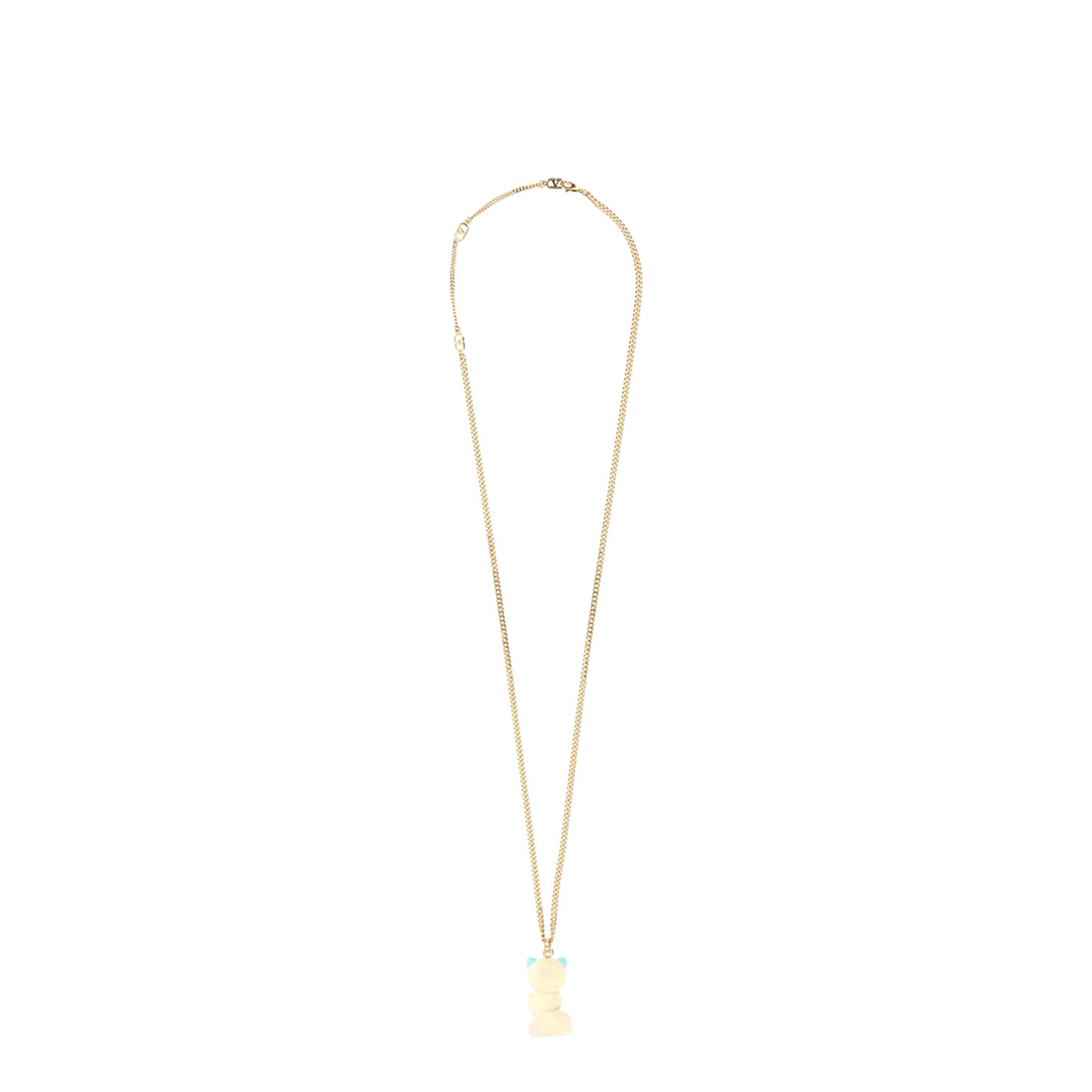 Chain Necklace with Le Chat de la Maison Pendant - Image 2