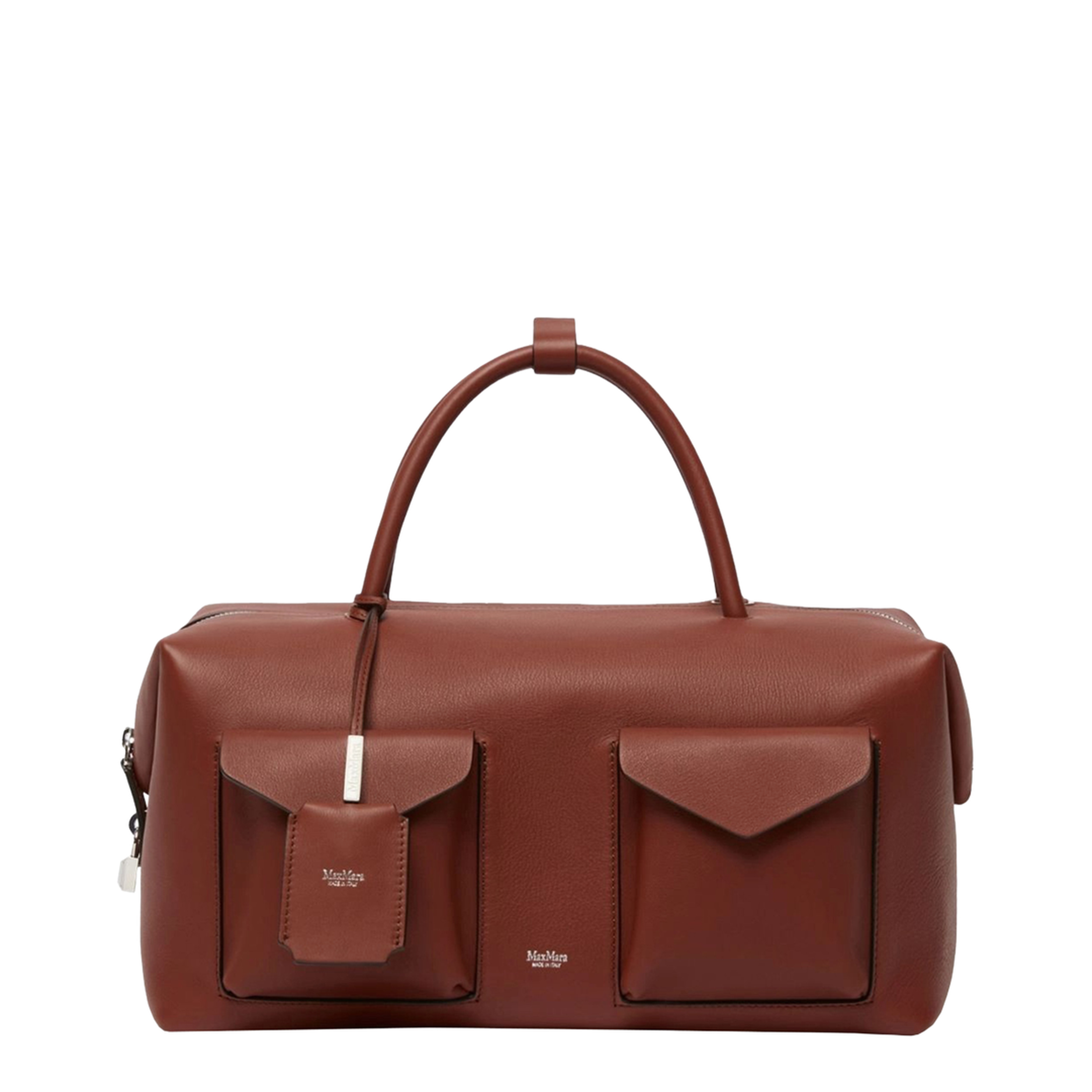 Holdall Cargo Large Calfskin Boston Bag - Ruggine (Rust) - Image 1