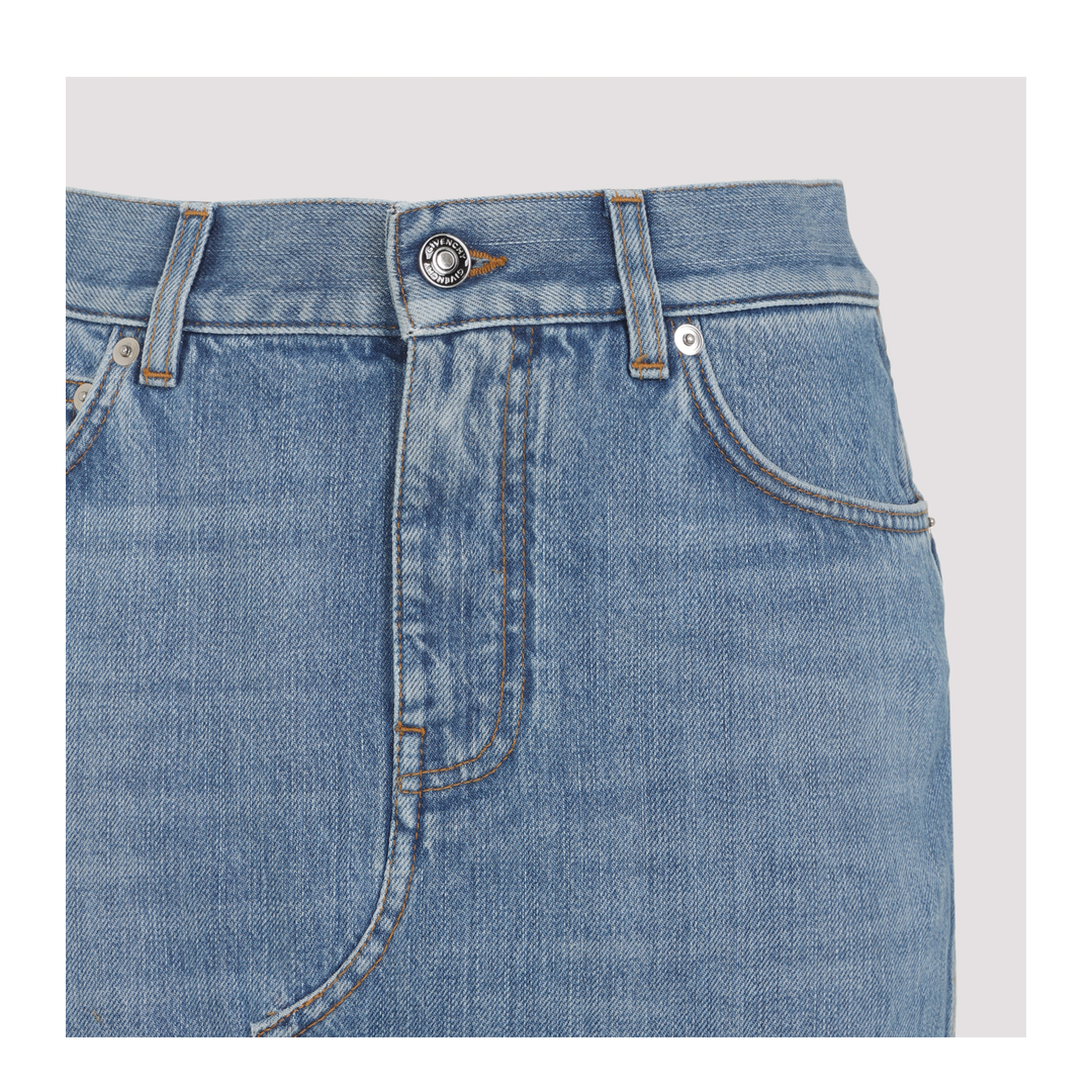 Cotton Midi Skirt - Image 6