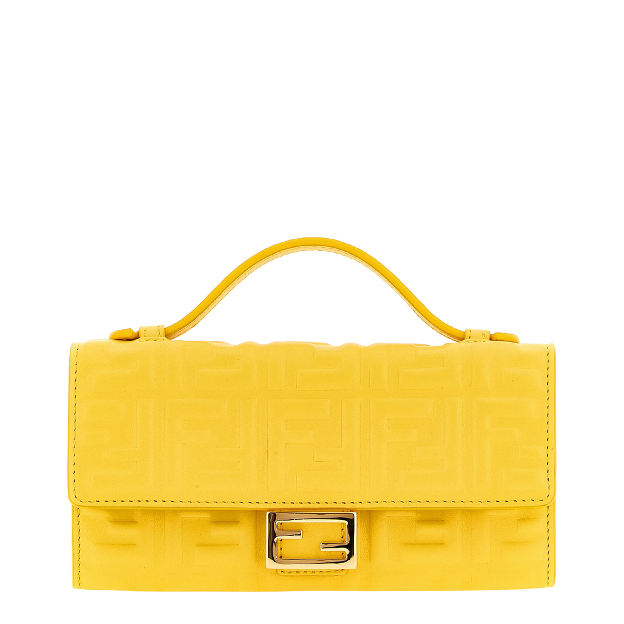 Baguette Nappa Leather Wallet - Broom Yellow - Image 1