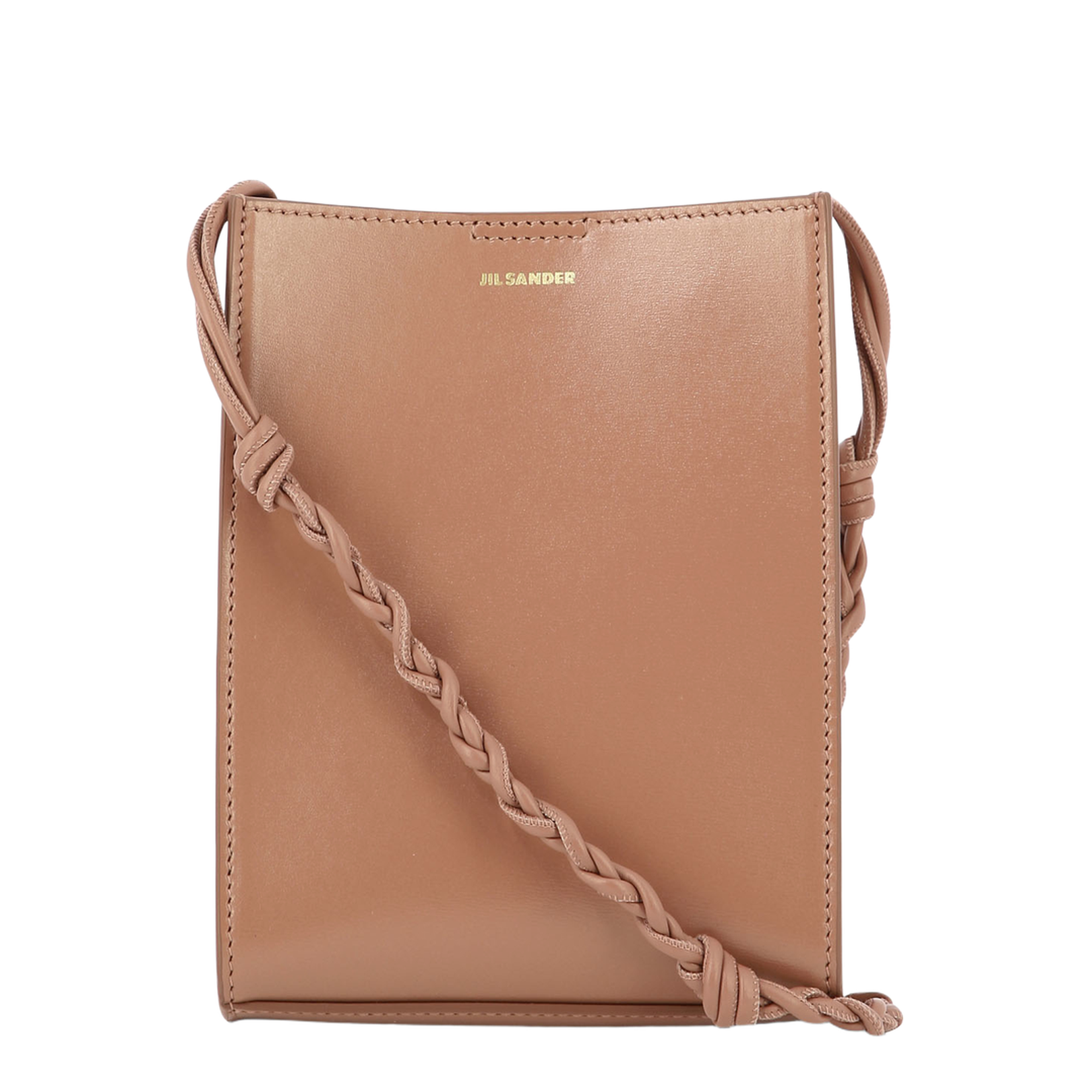 Dark Pink Leather Small Tangle Shoulder Bag - Image 1