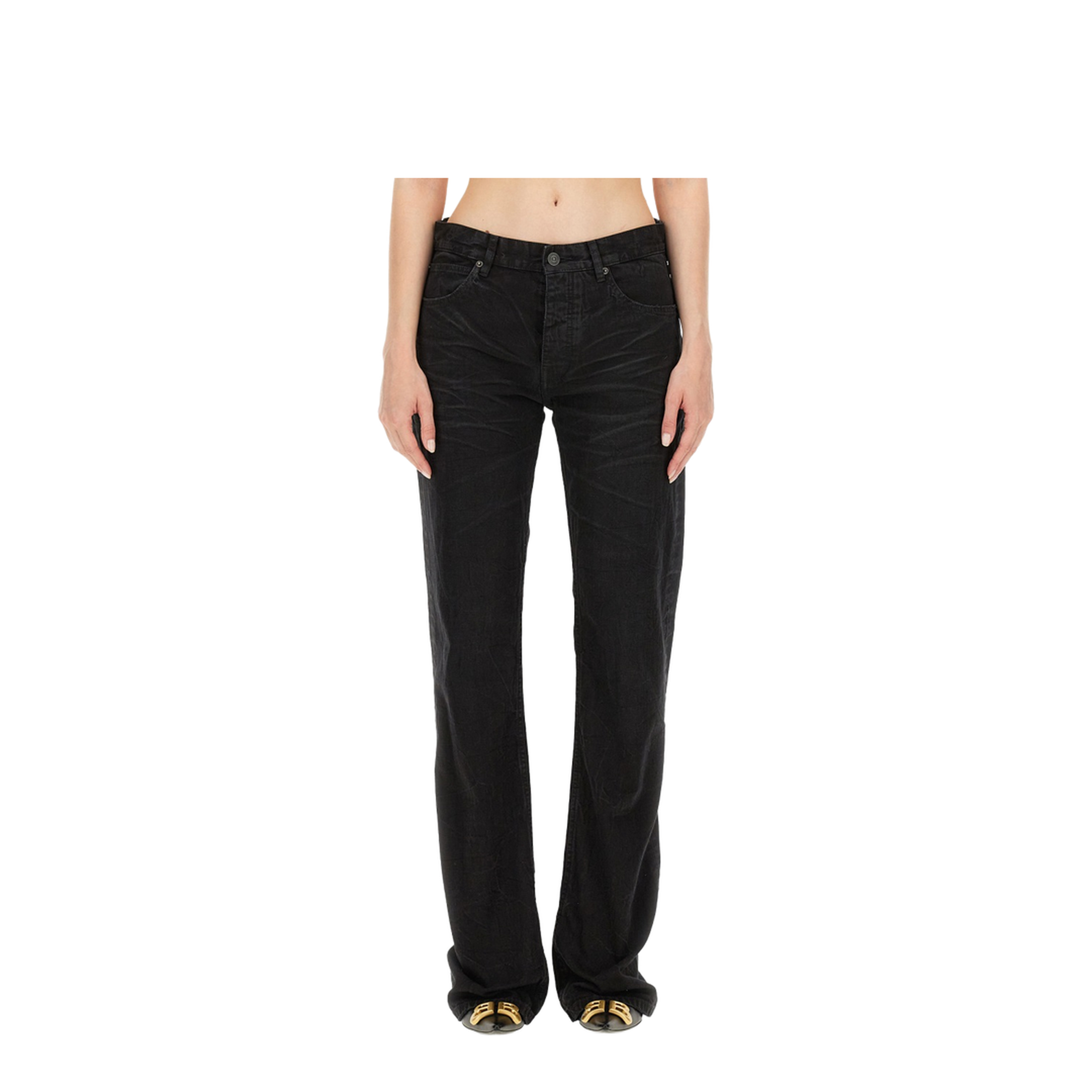 Low Waist Straight Jeans - Image 1