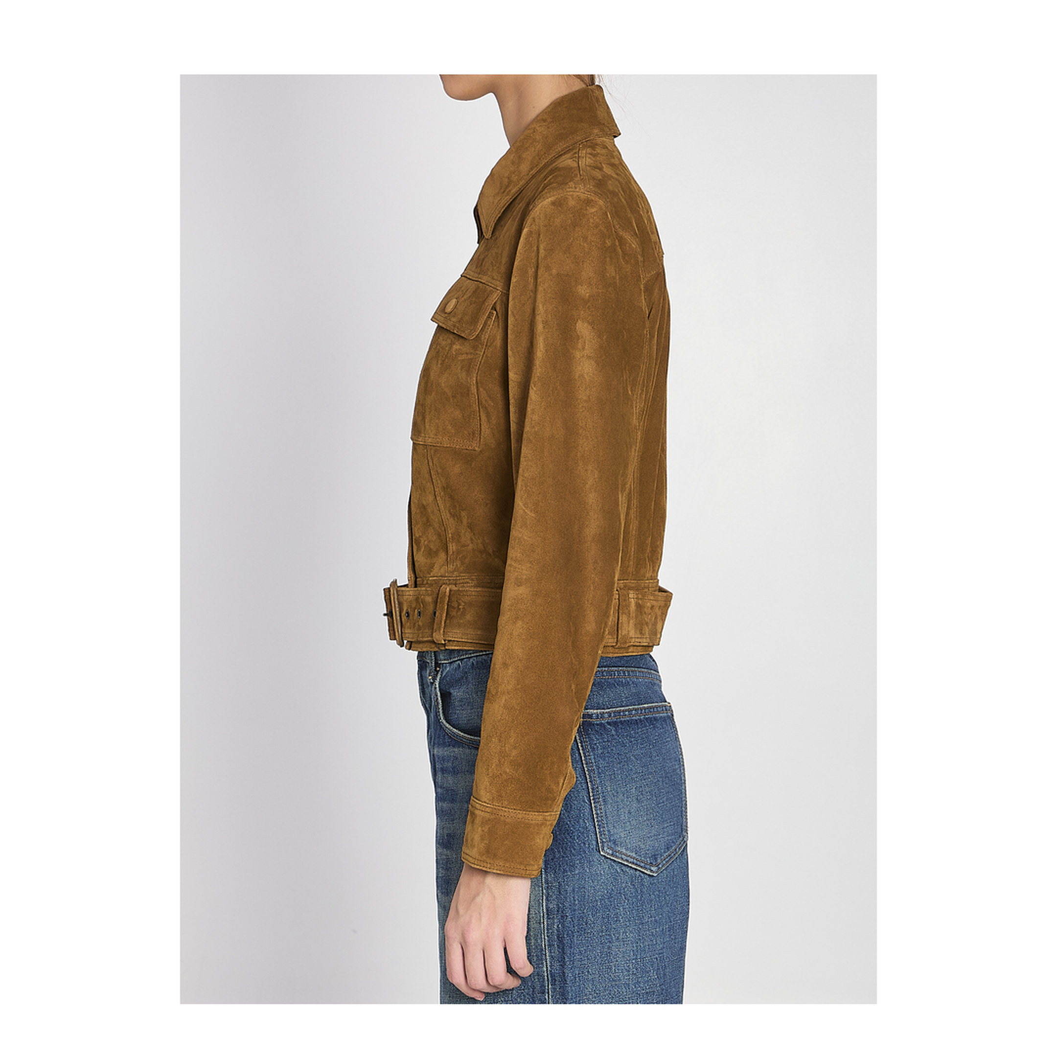 Vintage Suede Leather Jacket - Image 3
