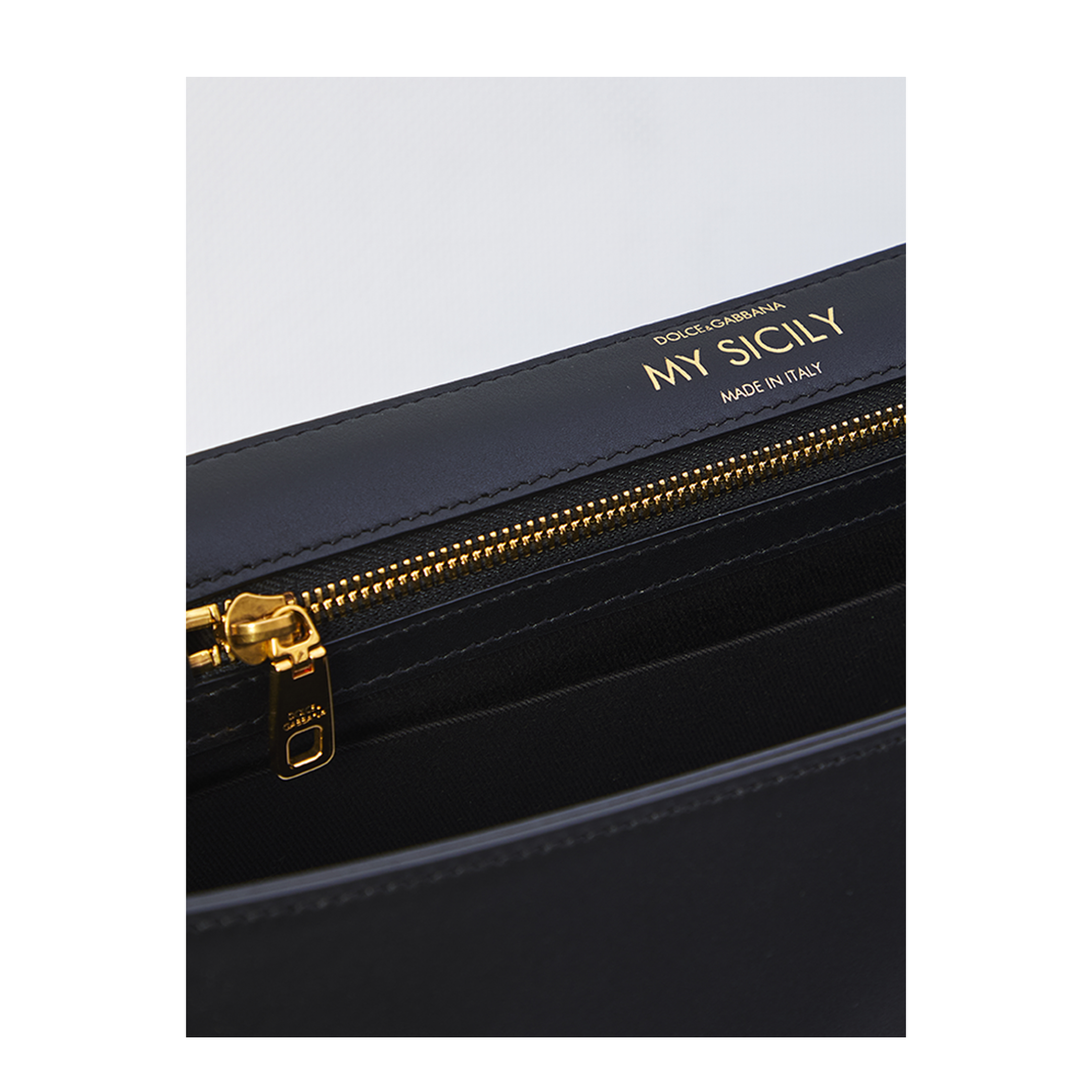 My Sicily Maxi Calfskin Handbag - Black - Image 4