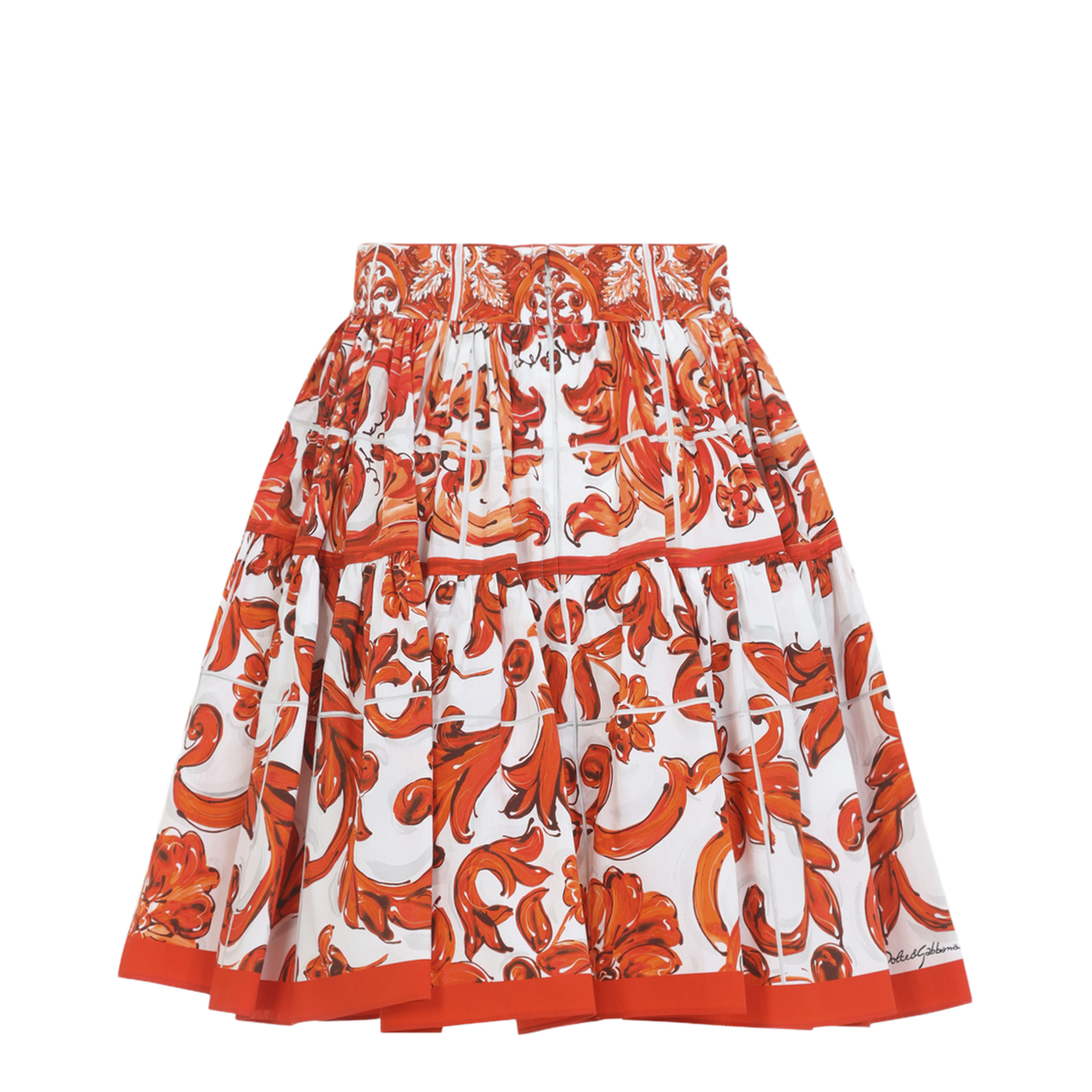 Popeline Maiolica Skirt - Image 4