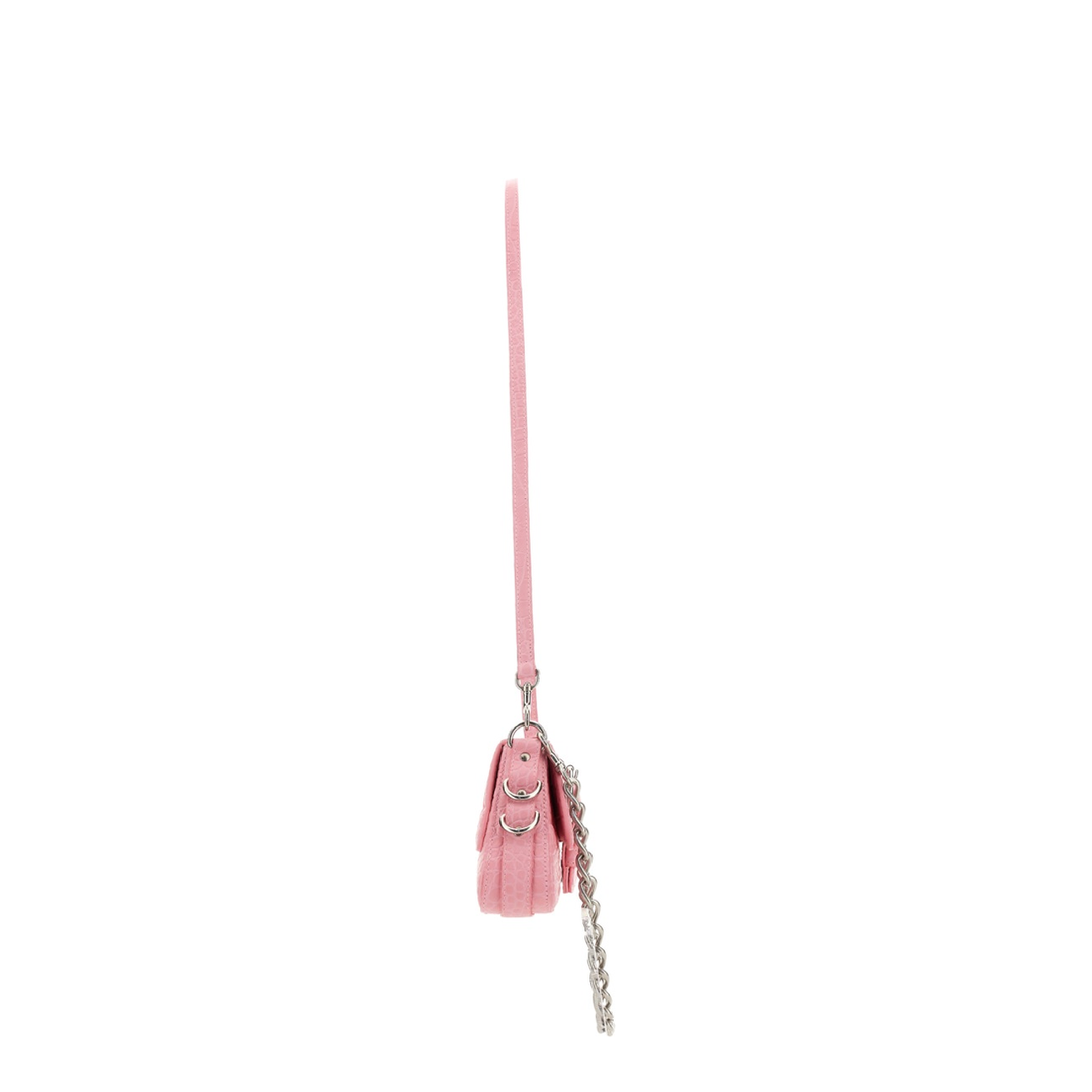 Lindsay Small Calfskin Shoulder Bag - Light Pink - Image 3