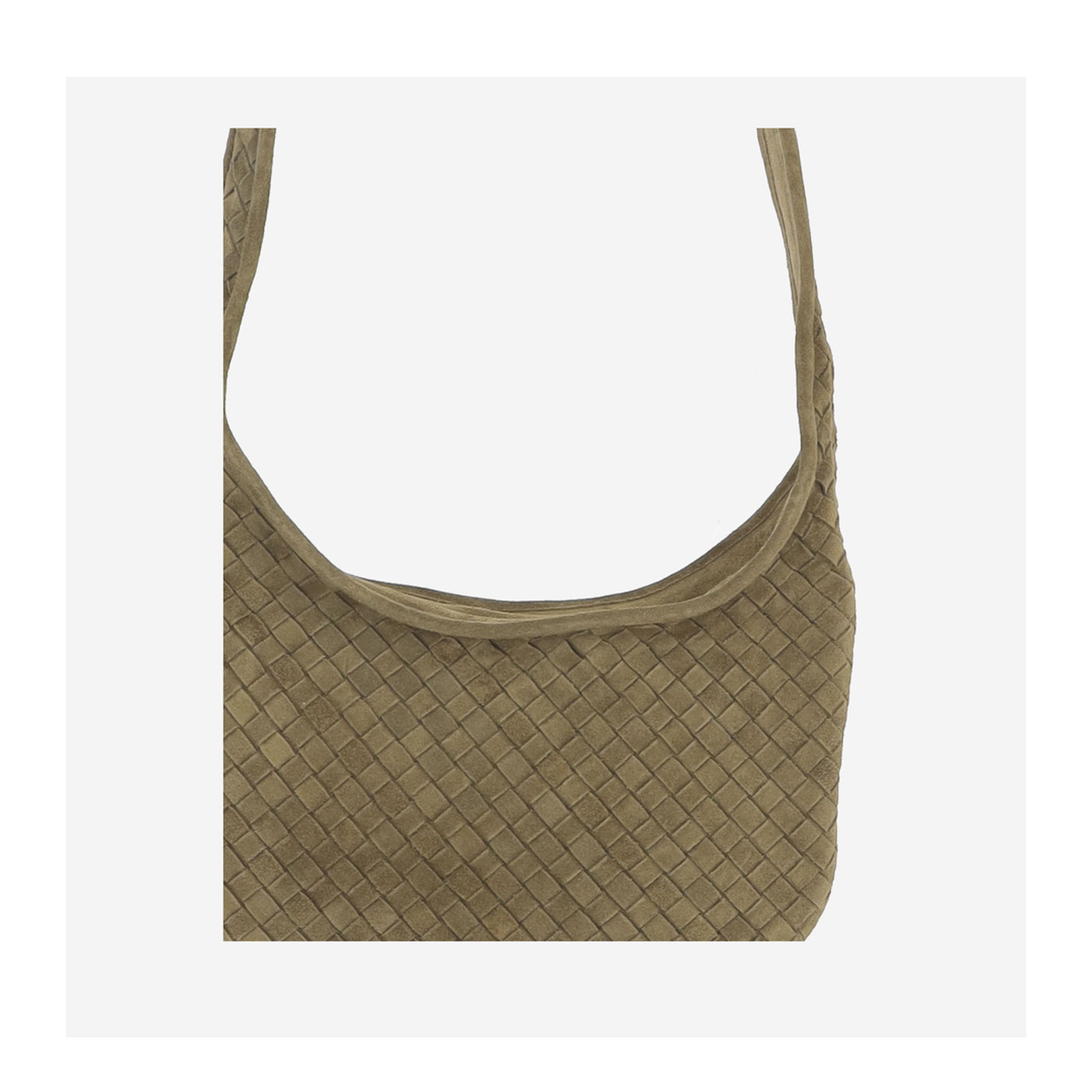 Veneto Small Crossbody Bag Leather Mud - Image 2