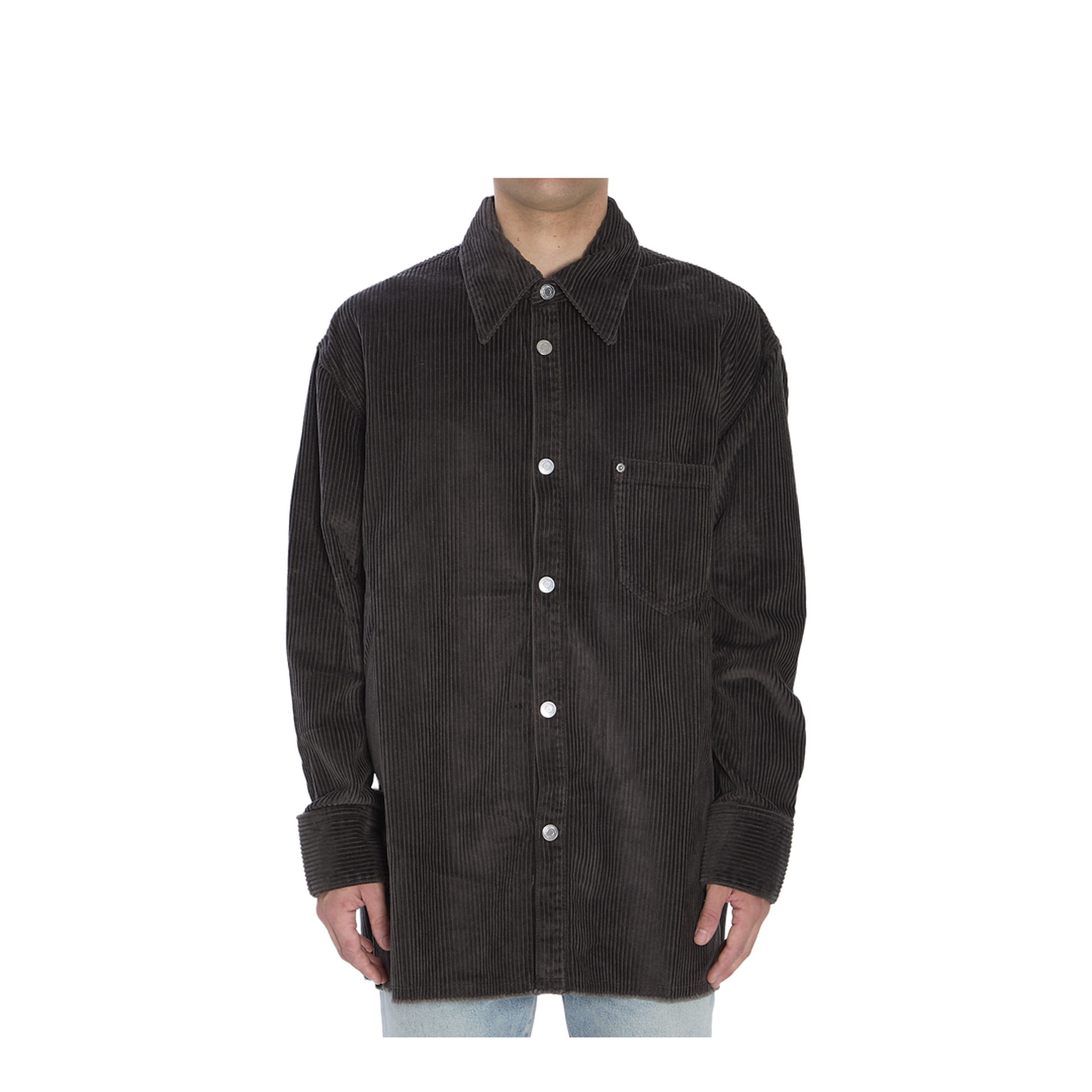 Corduroy Velvet Overshirt - Image 1