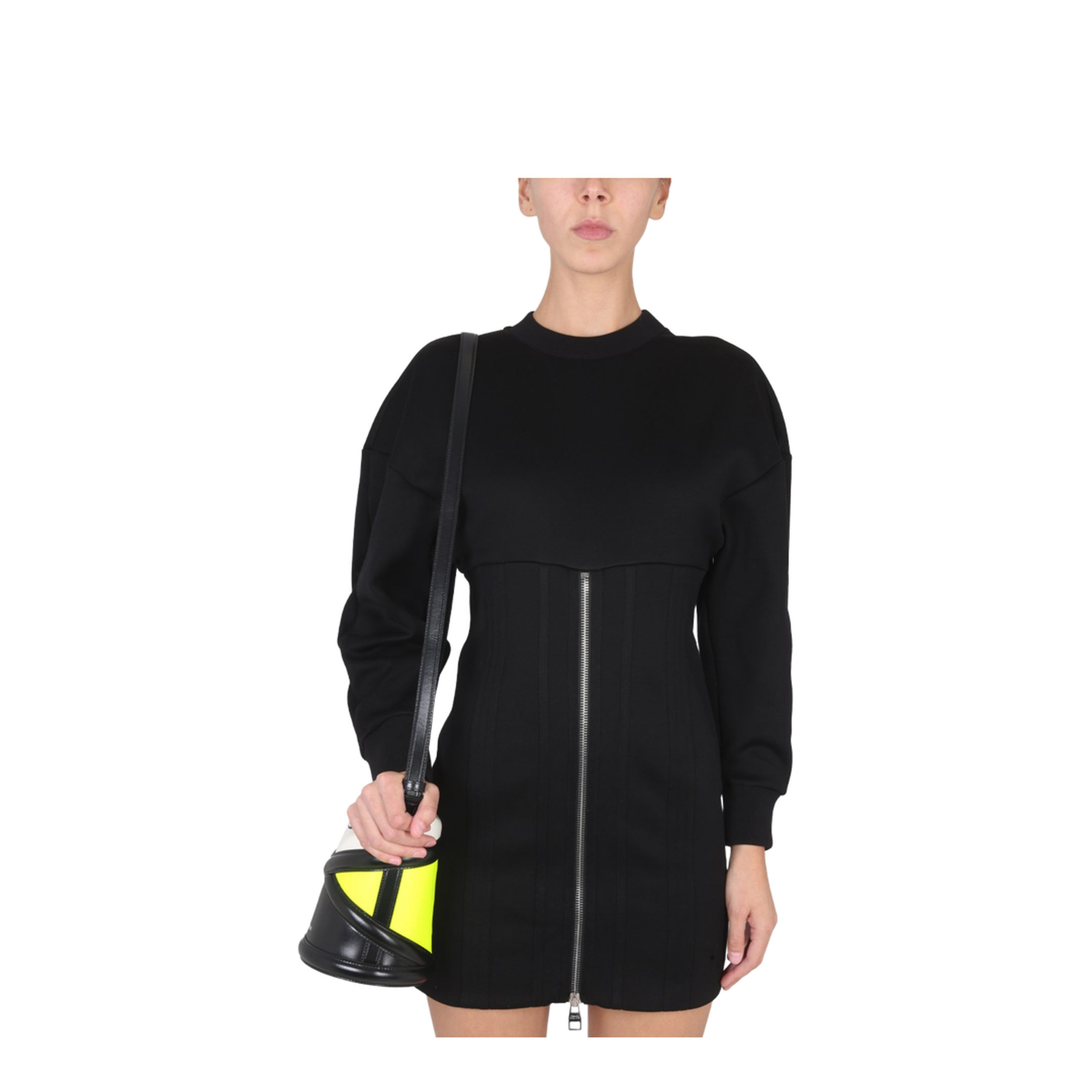 Mini Dress with Cocoon Sleeves - Image 4