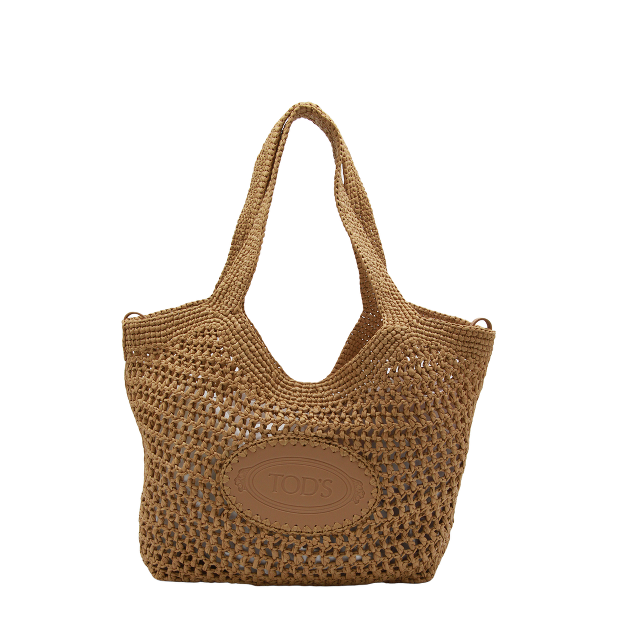 Medium Calfskin Shopping Bag - Light Camel - Image 5