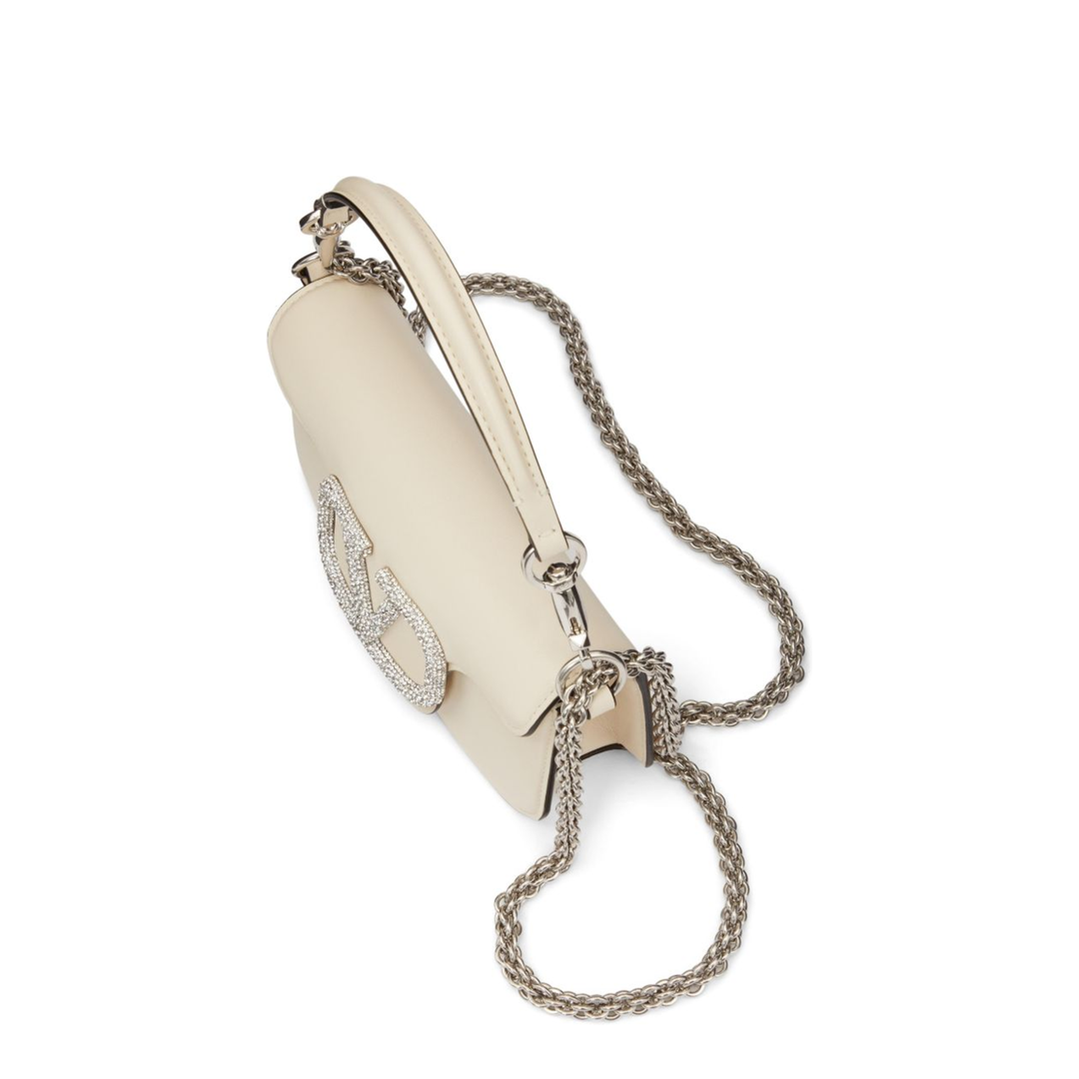 Locò Small Calfskin Shoulder Bag - Ivory - Image 5
