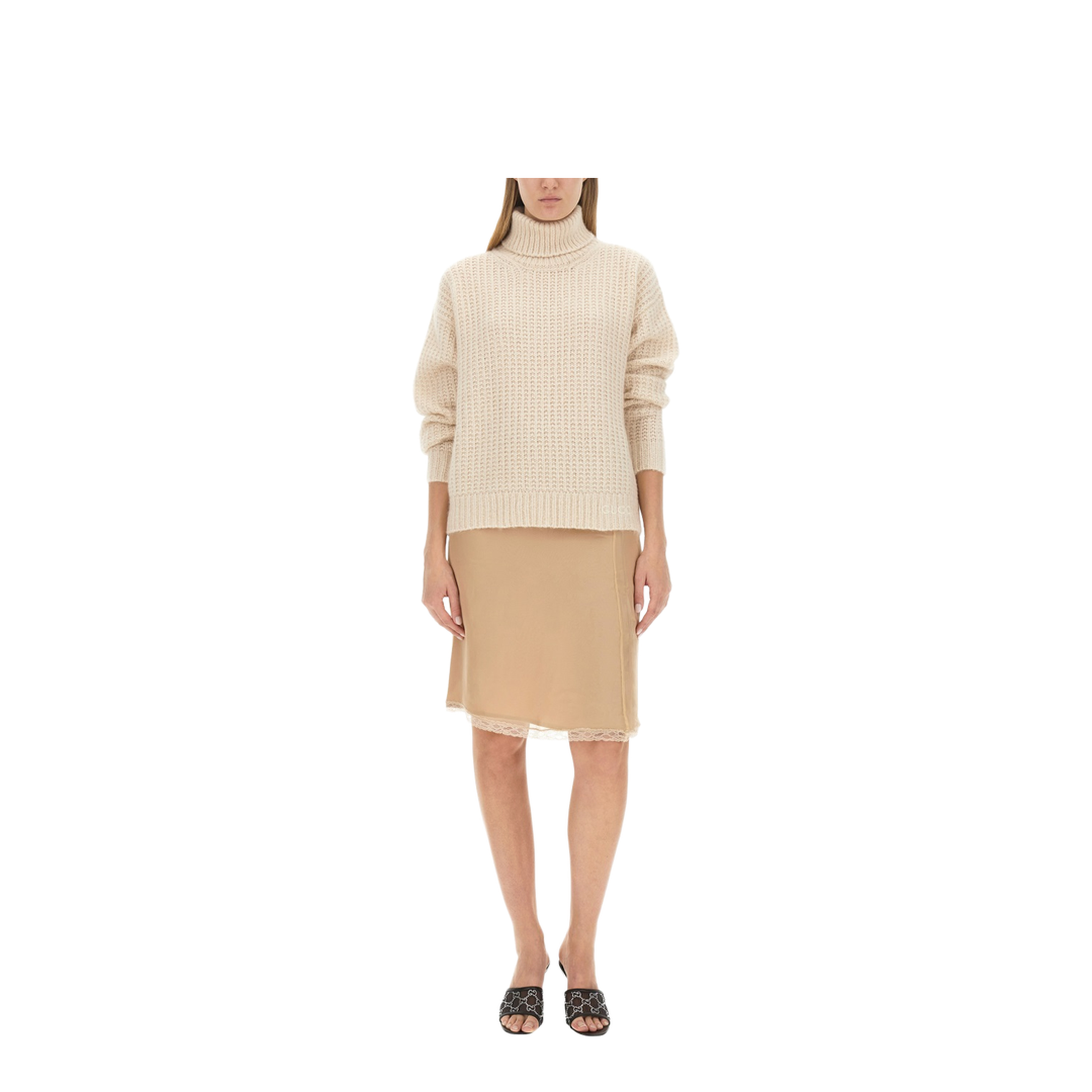 Silk Chiffon Skirt - Image 4