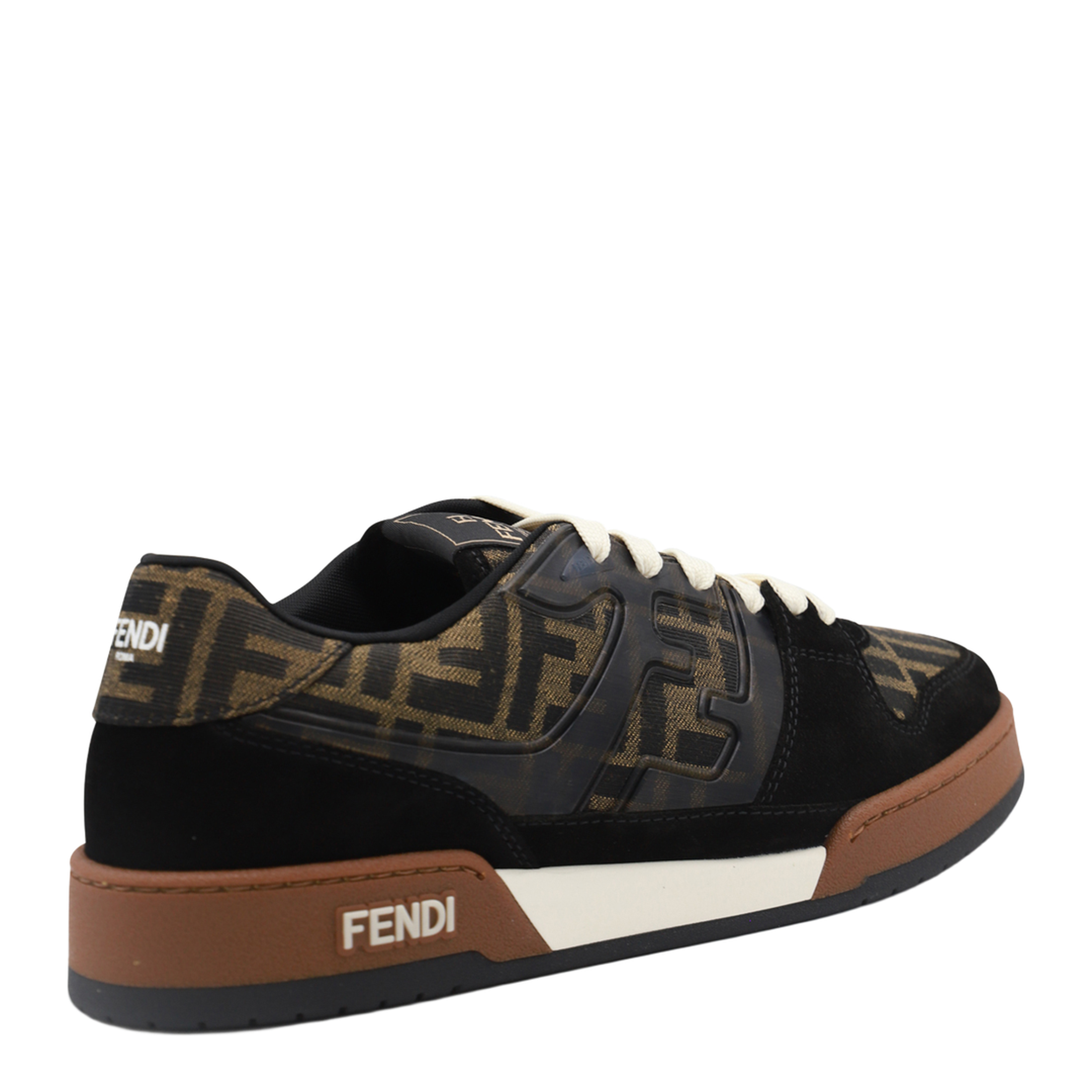 Match Sneaker in Black/Tabacco FF Jacquard - Image 5