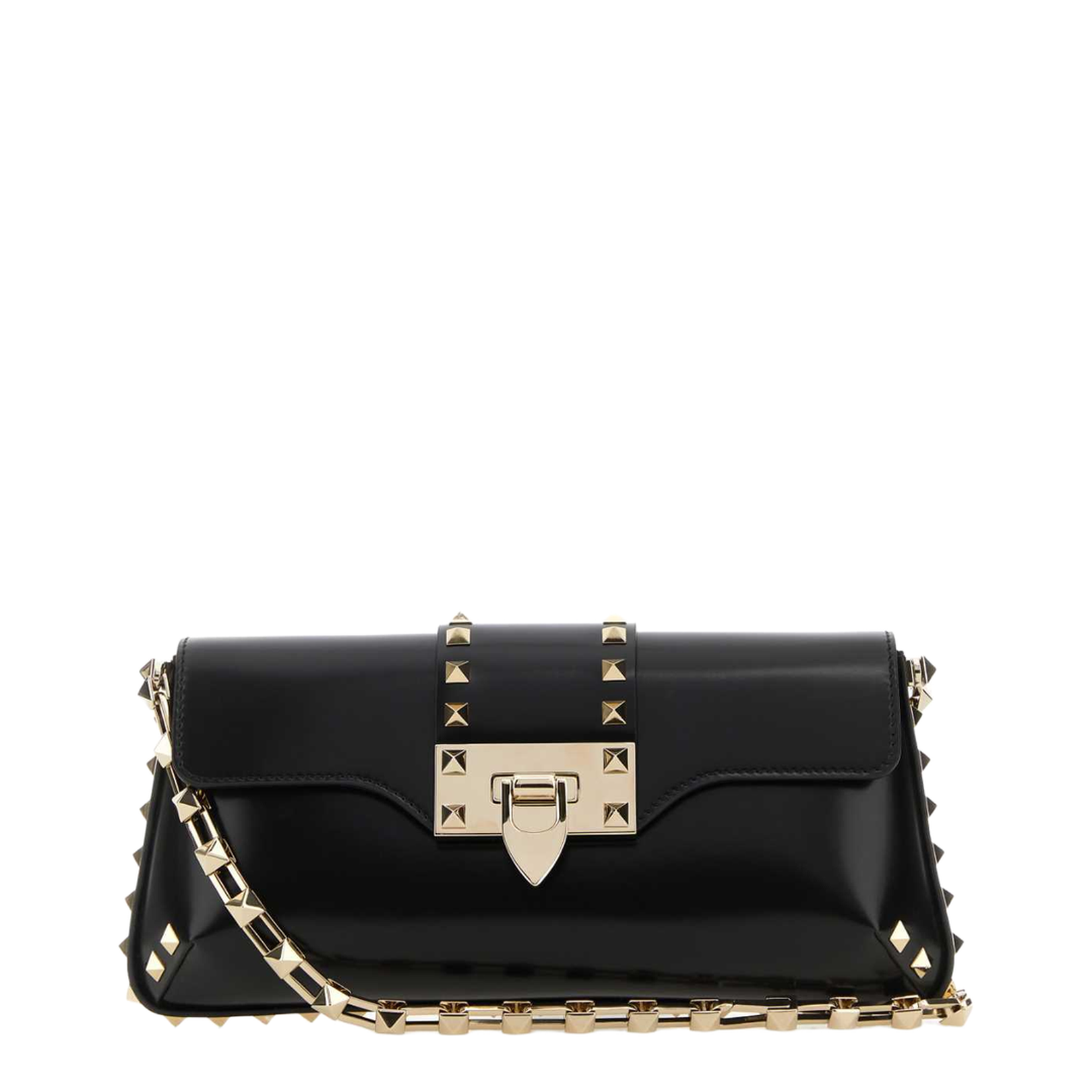 Garavani Rockstud Shoulder Bag in Brushed Leather - Image 2