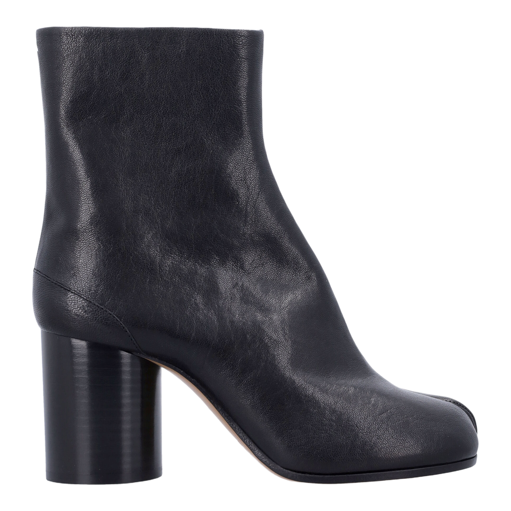 Brown Lambskin Leather Tabi Chelsea Boots - Image 1