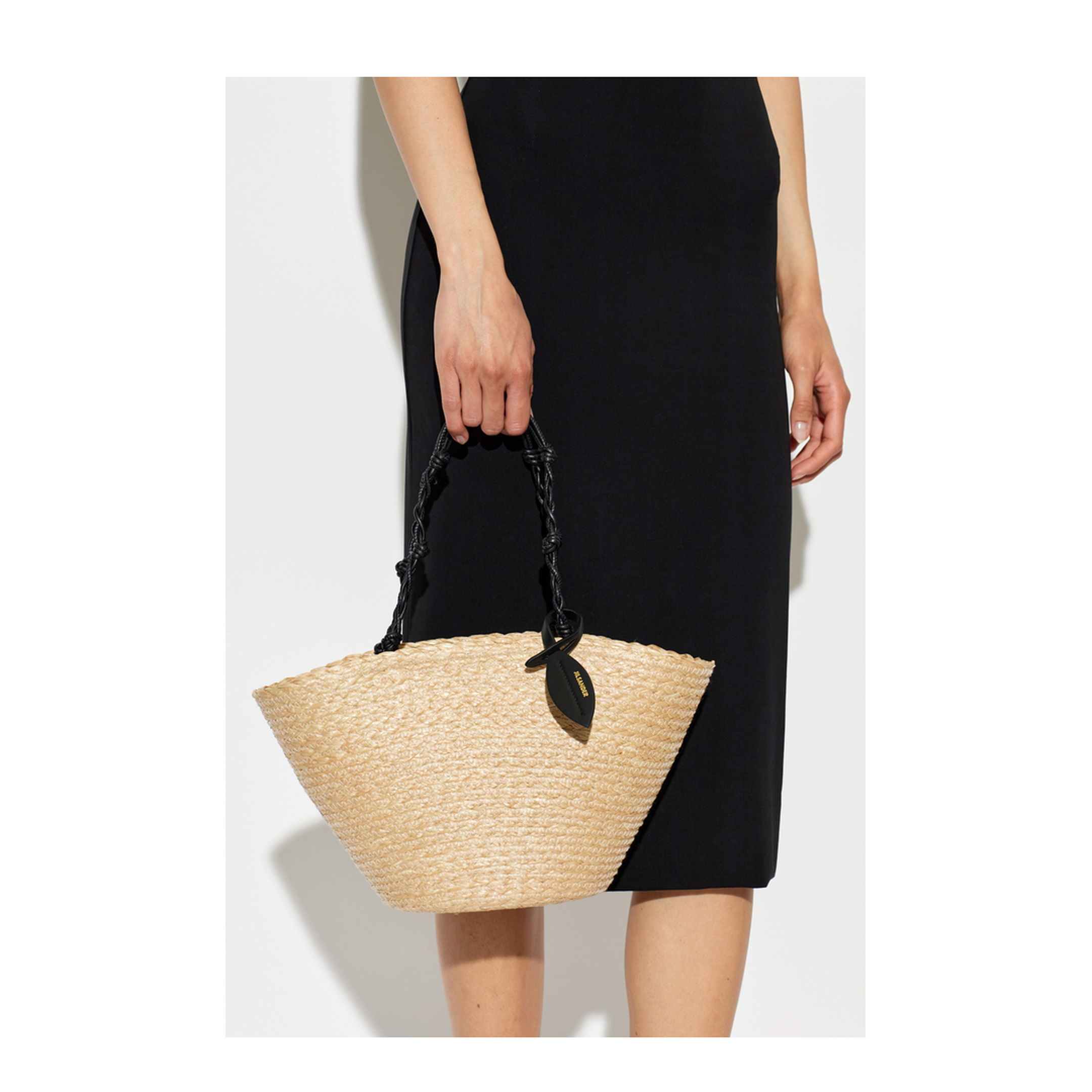 Tangle Small Woven Tech Bucket Bag - Blue - Image 2