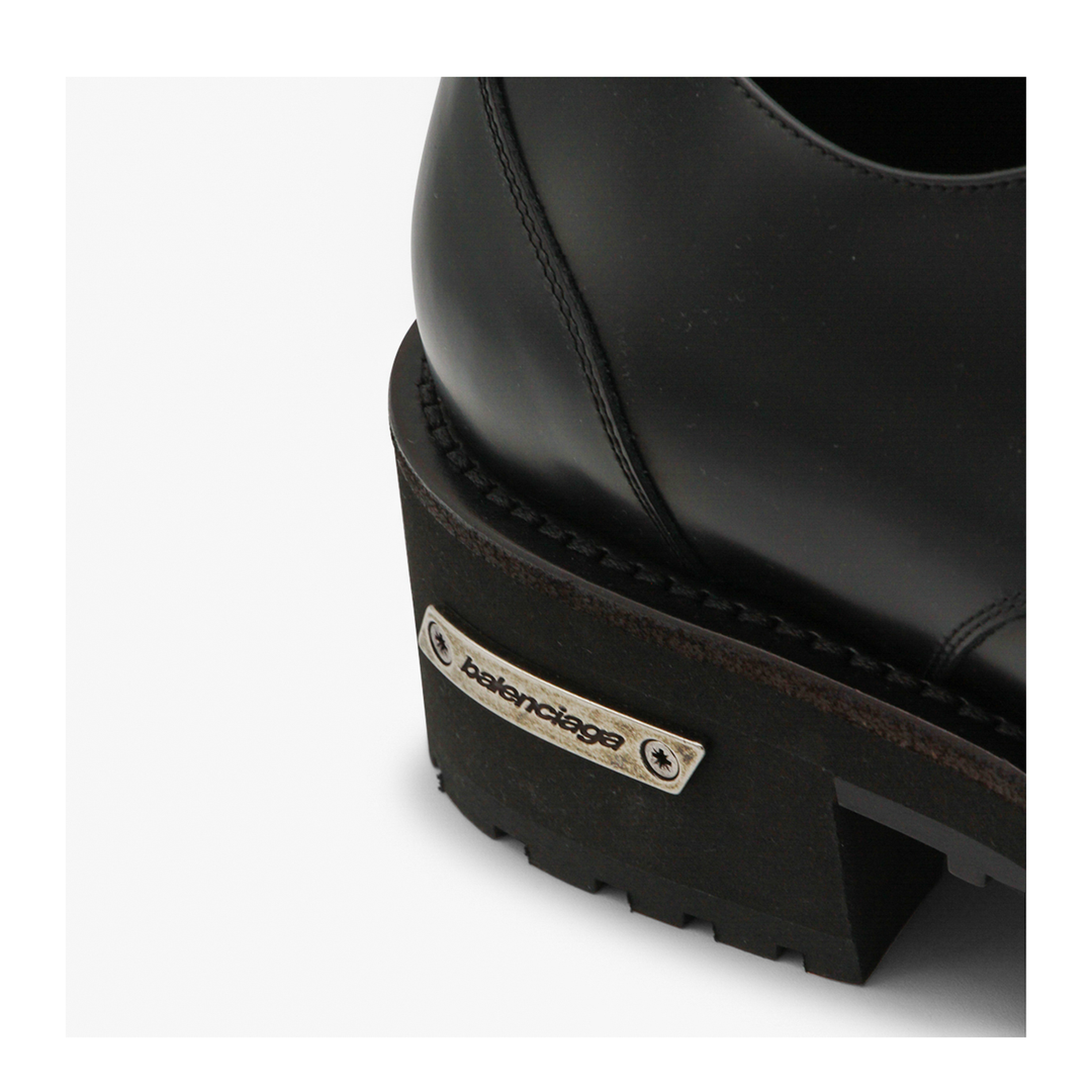 Denom Derby Shoes in Calfskin Leather - Image 8
