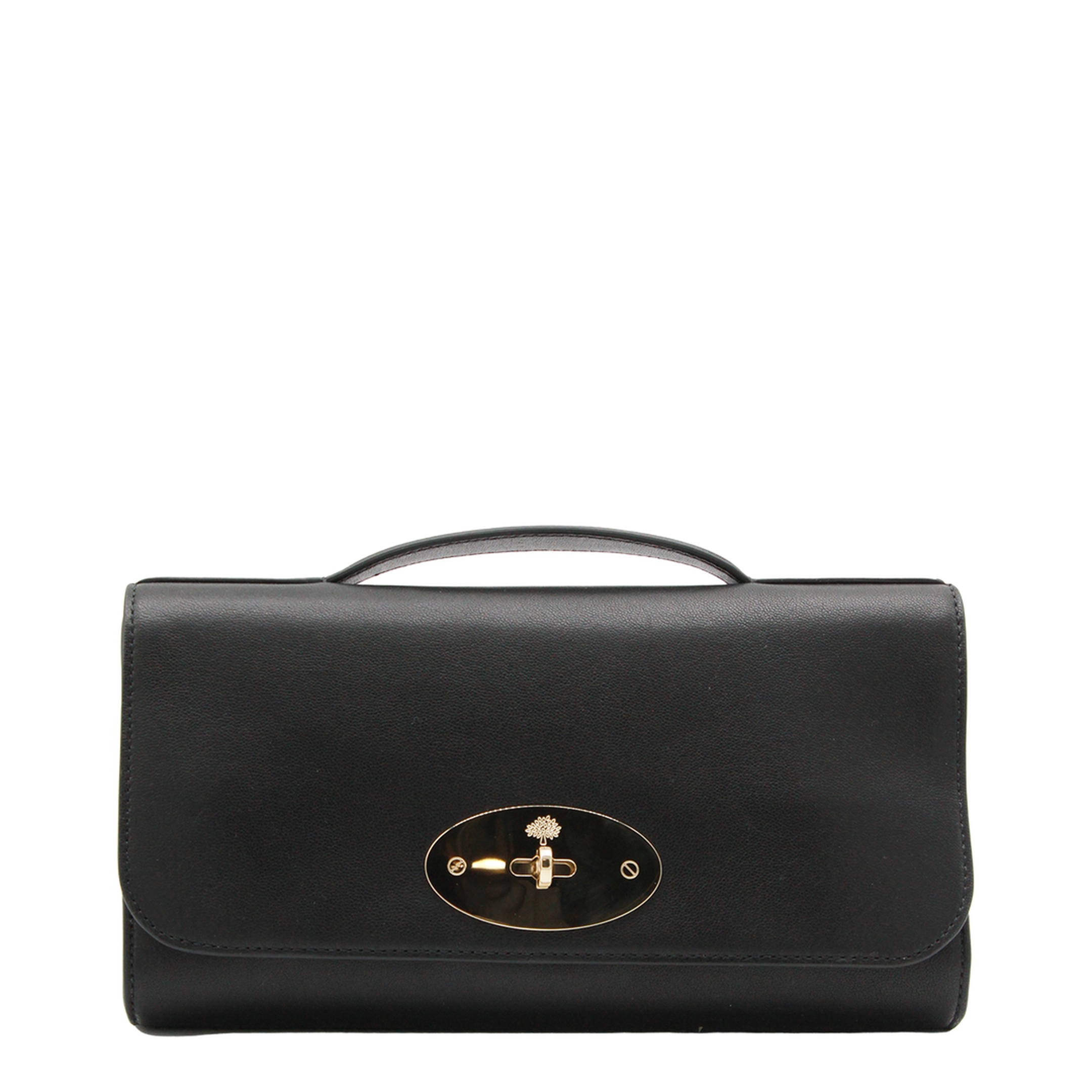 Lily Quilted Nappa Clutch - Black - Image 1