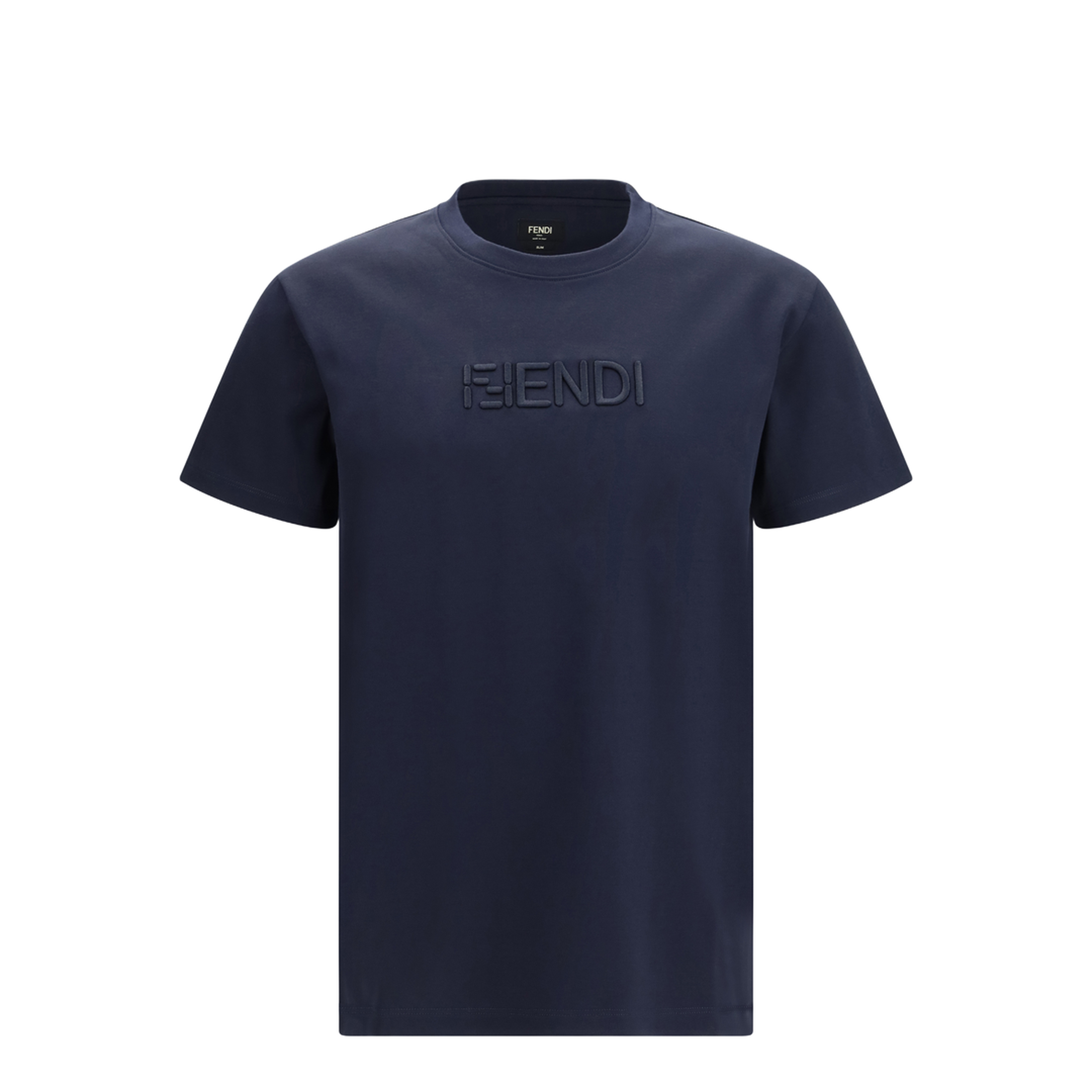 Cotton T-shirt with Embroidered Logo - Image 1