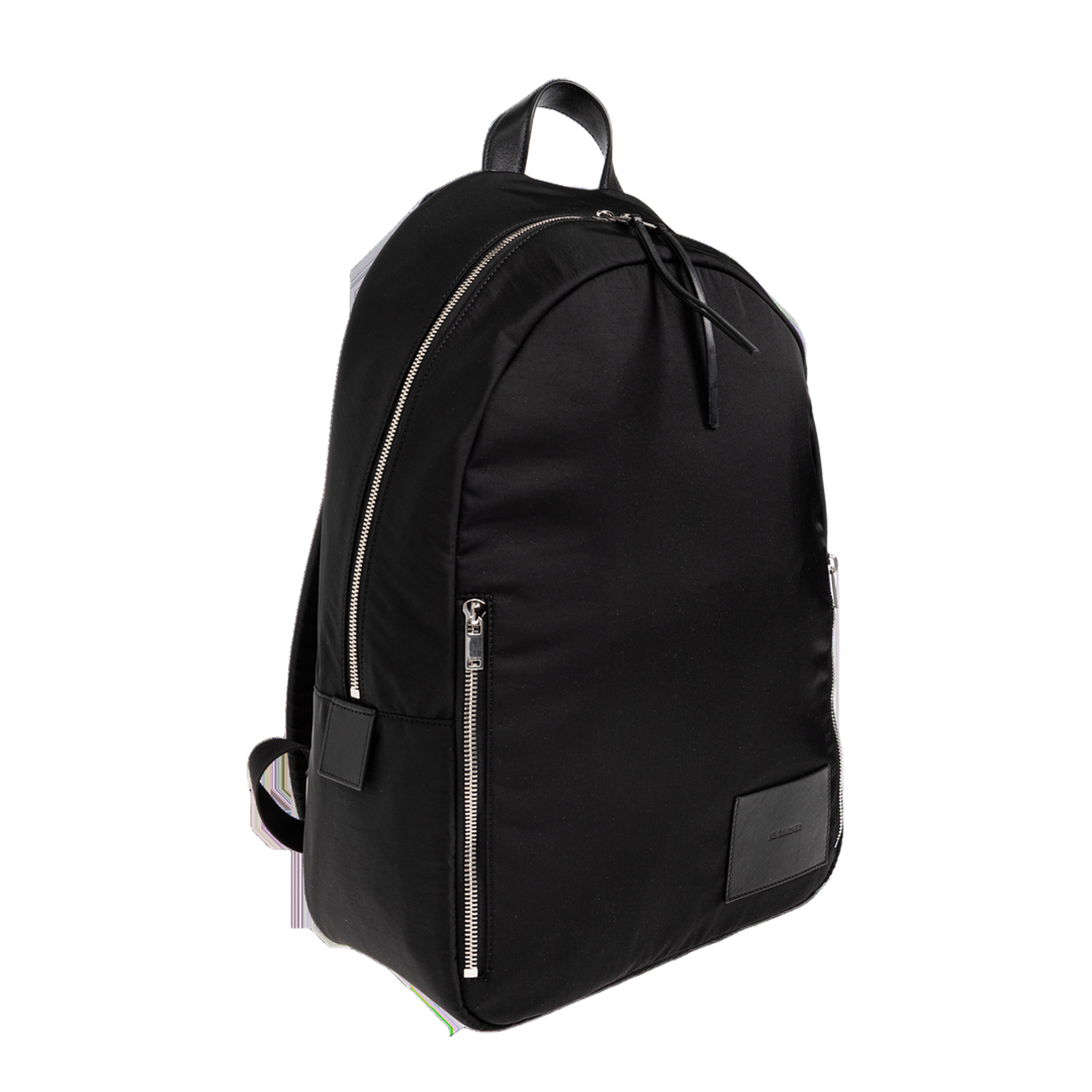Urban Medium Coated Nylon Backpack - Black - Image 4
