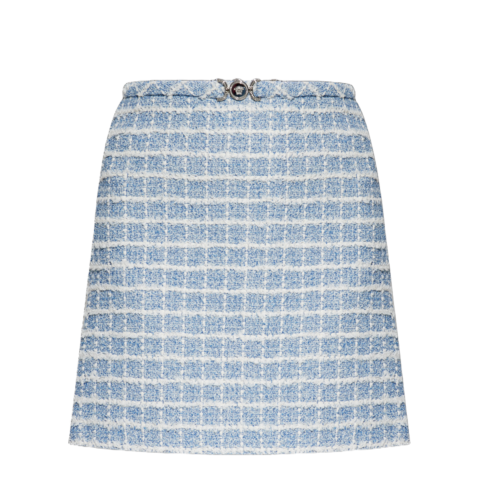 Tweed skirt with lurex thread - Image 1