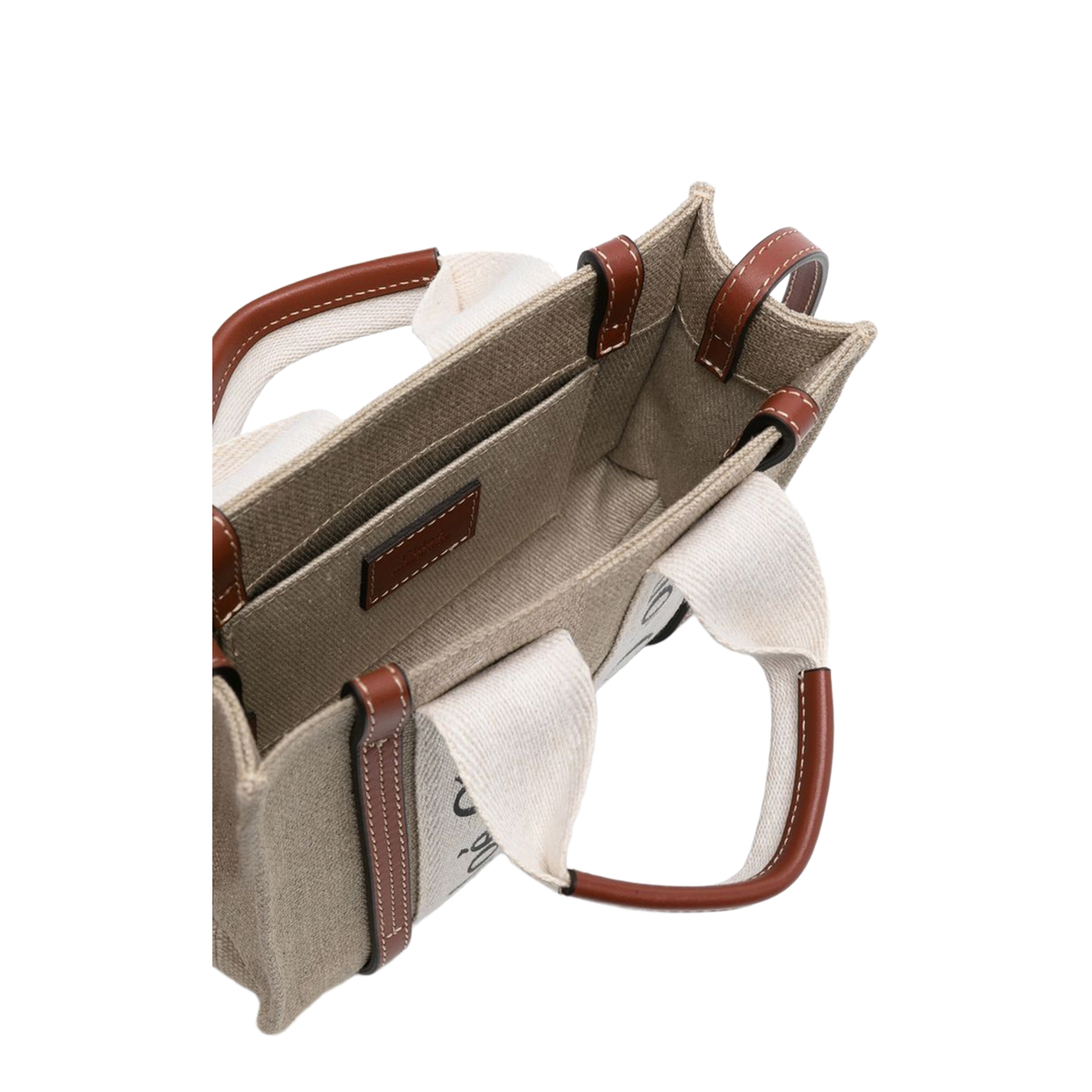 Mini Woody Tote Bag in Linen - Image 6