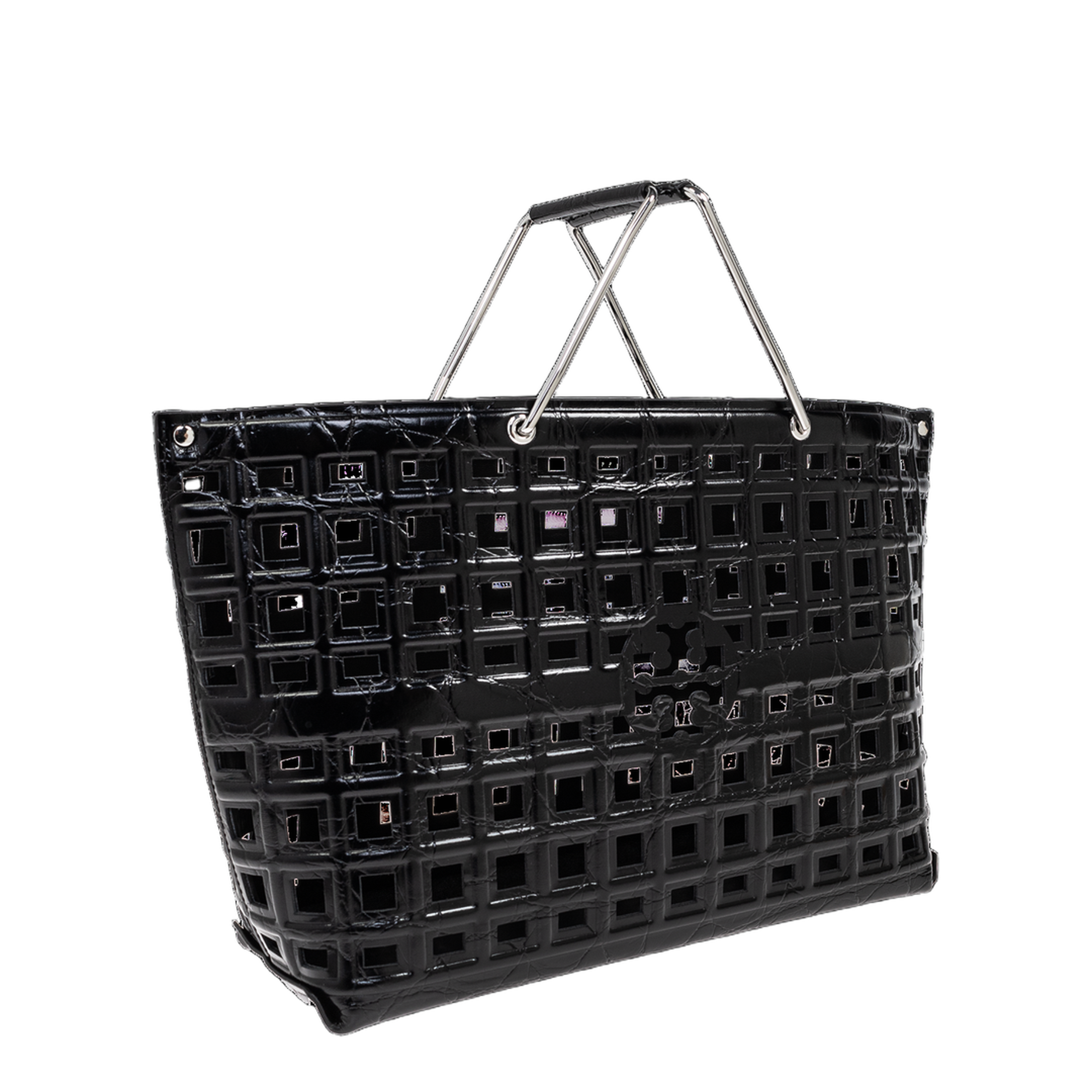 Market Leather Tote Bag - Black - Image 3
