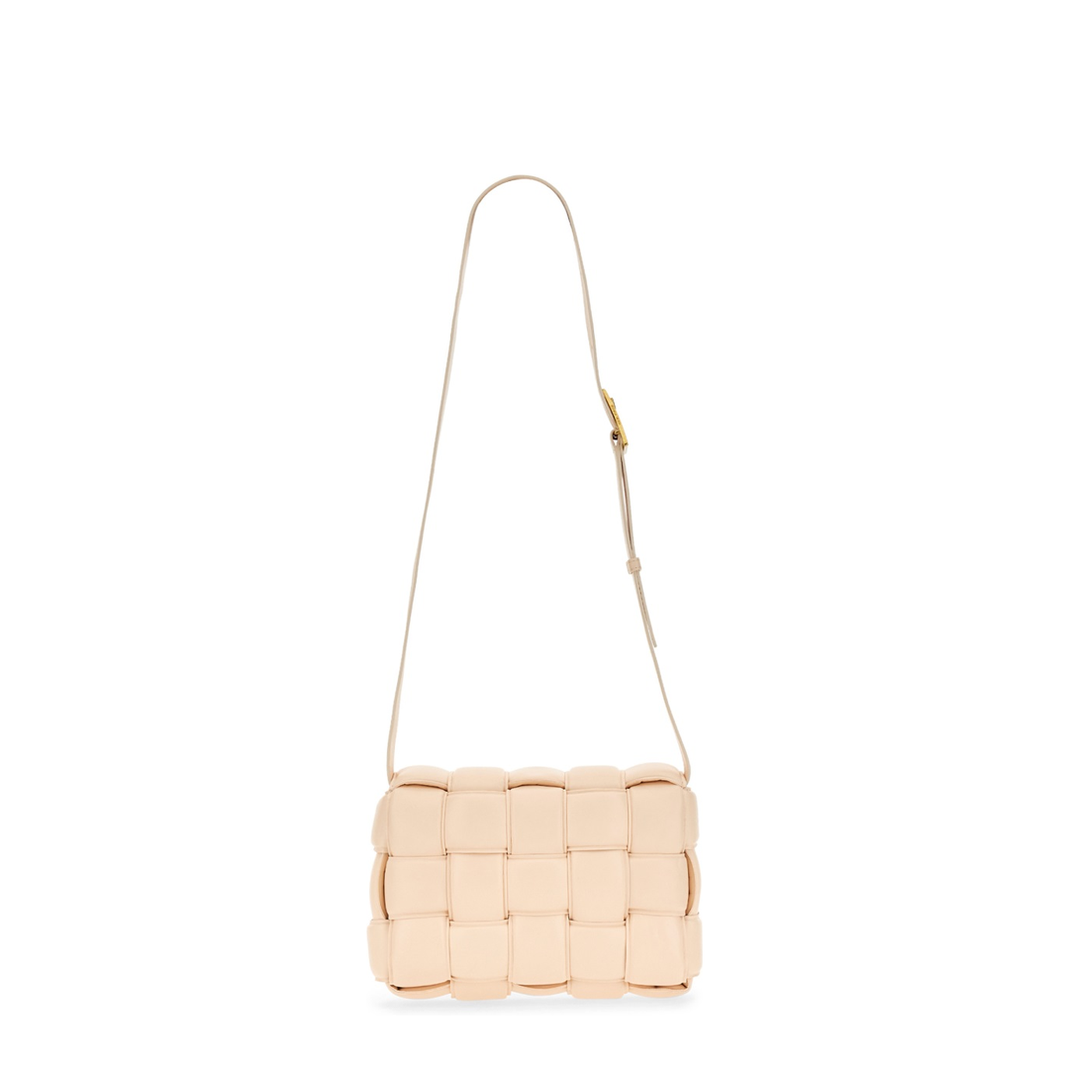 Small Intreccio Leather Crossbody - Melon Washed (Light Pink) - Image 2