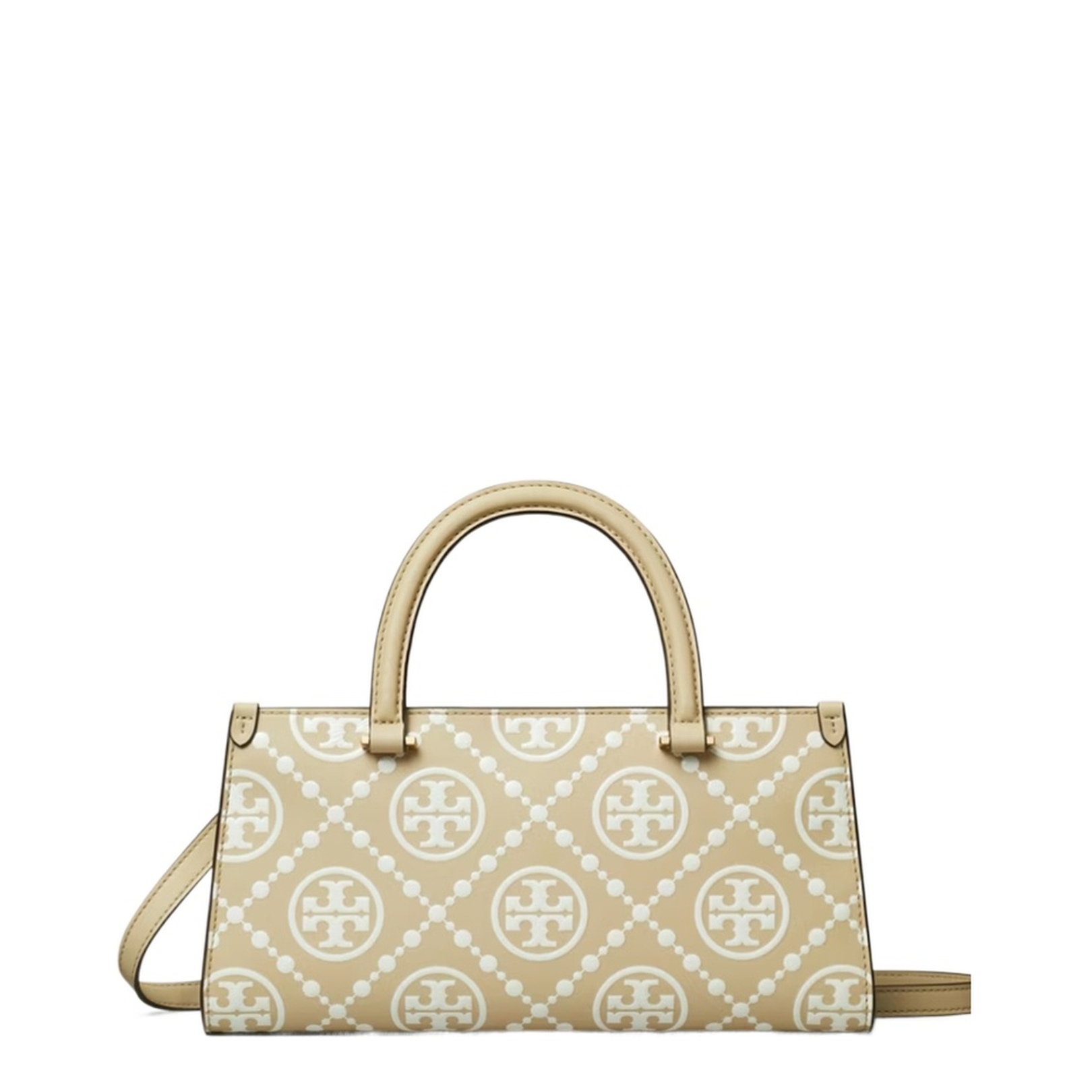Contrast Embossed E/W Small Tote - Image 1