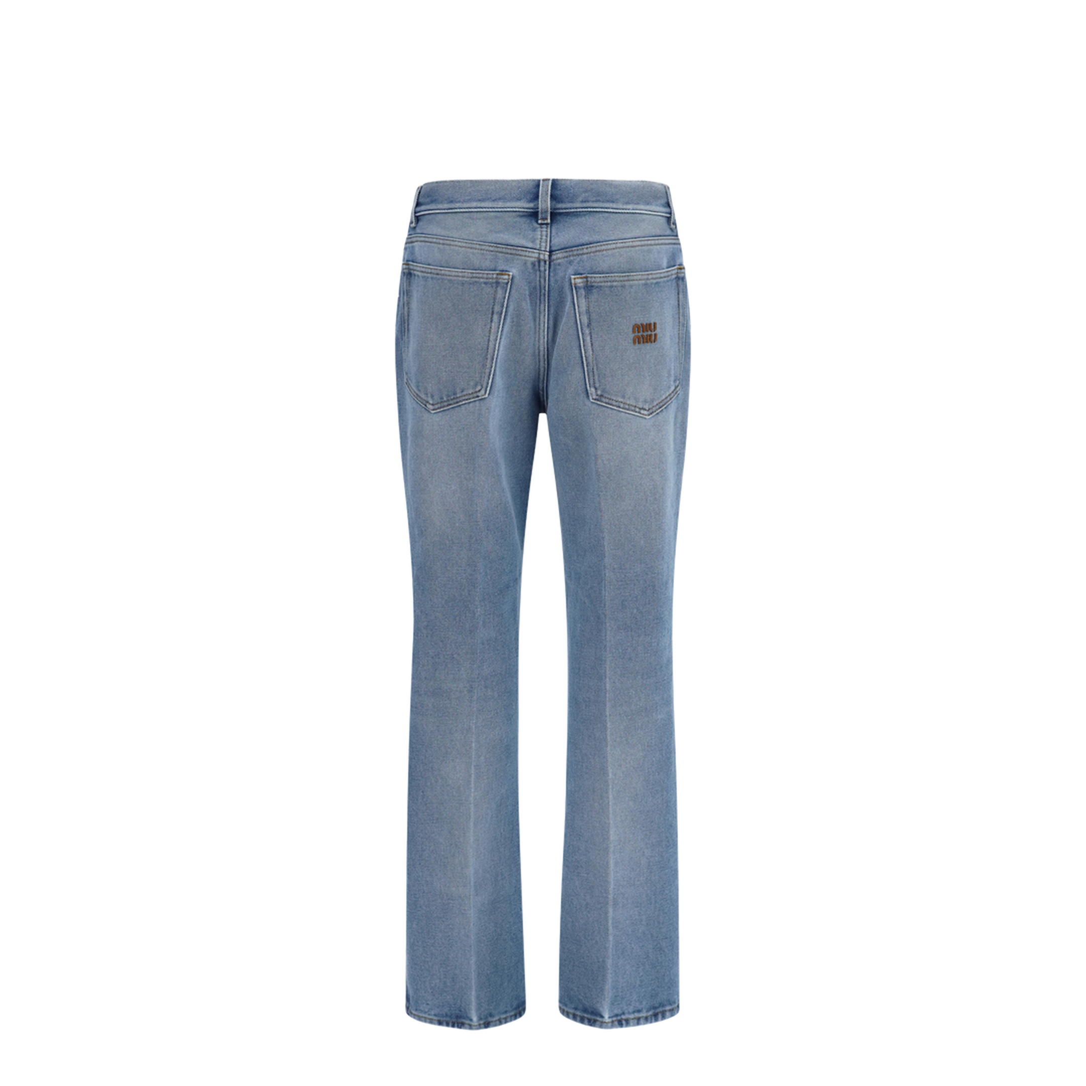 Washed Denim Five-Pocket Jeans - Image 2