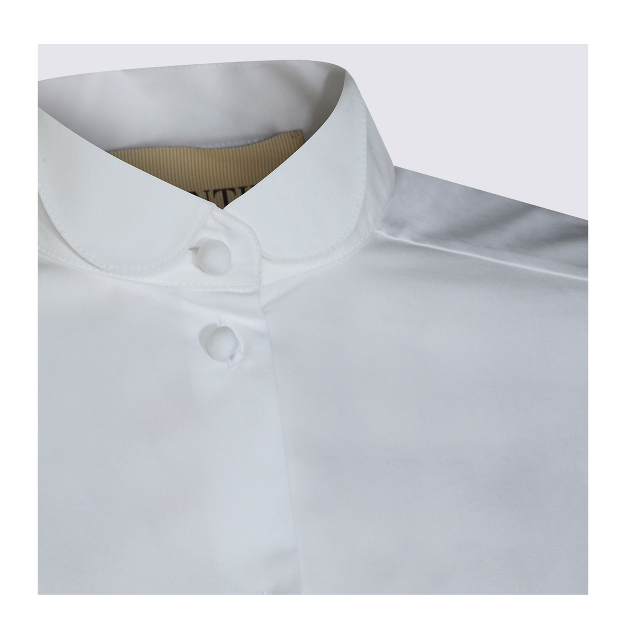 White Cotton Poplin Shirt - Image 8
