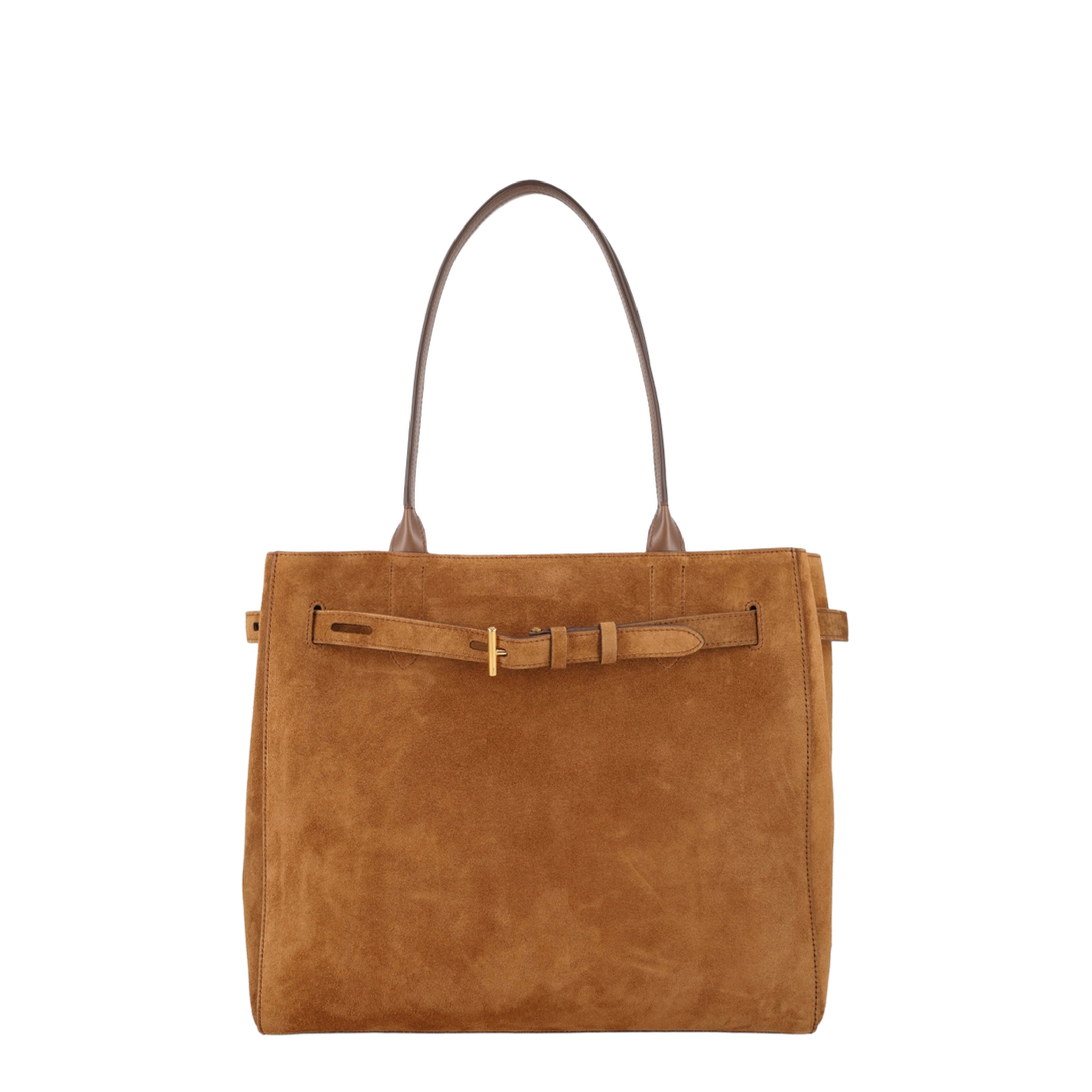 Audrey Medium Suede Tote Bag - Image 1