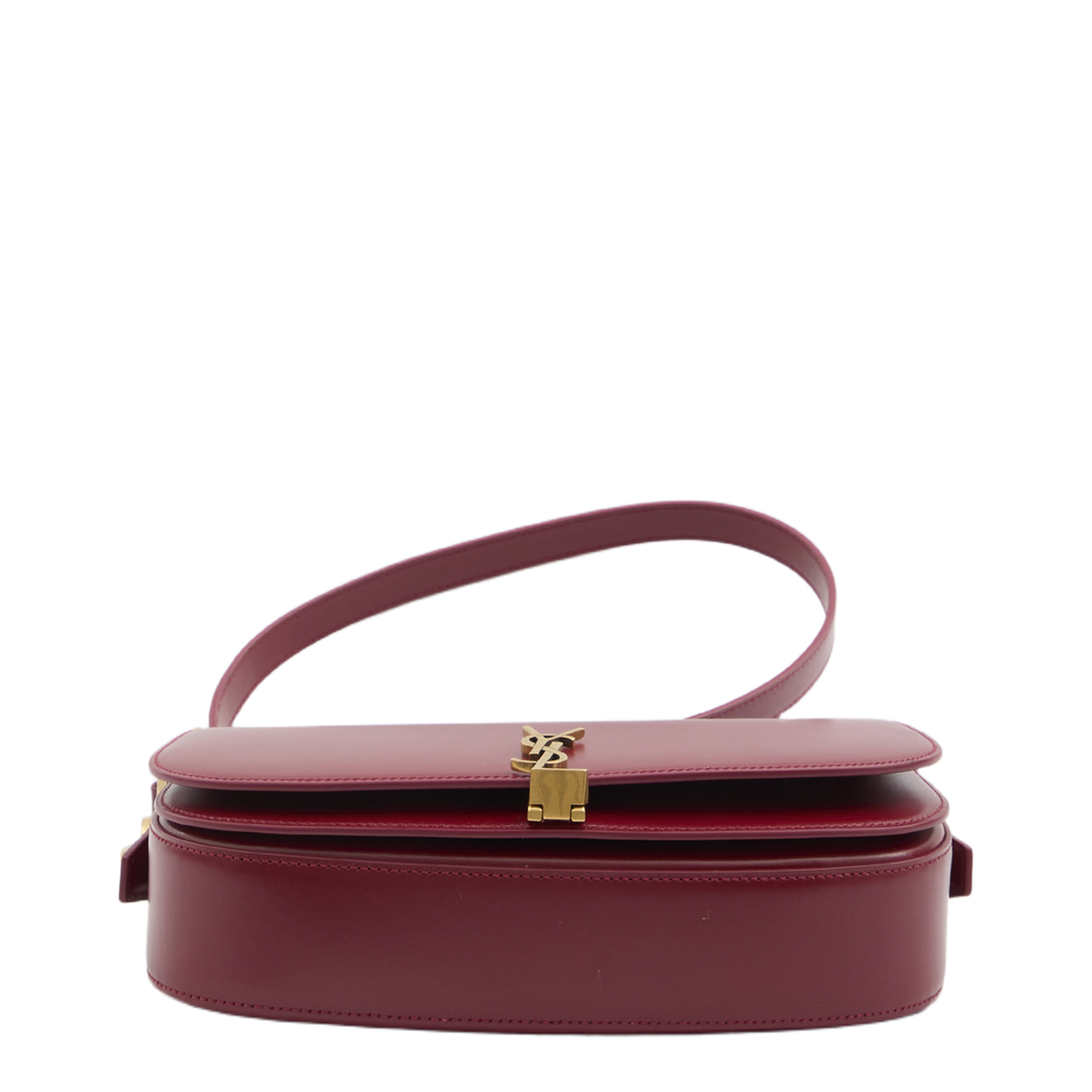Voltaire Leather Shoulder Bags - Burgundy - Image 3