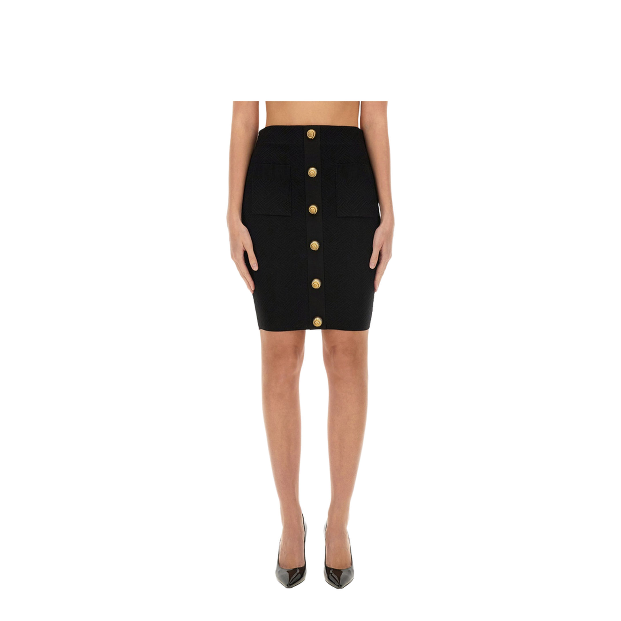 Vichy Knit Skirt - Image 1