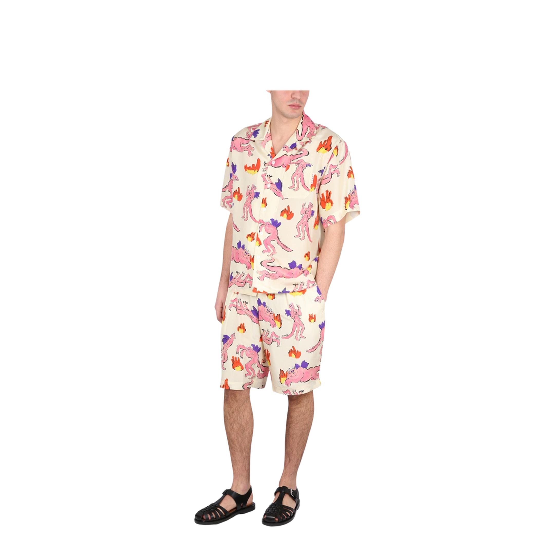 Bermuda Shorts with Print - Image 2