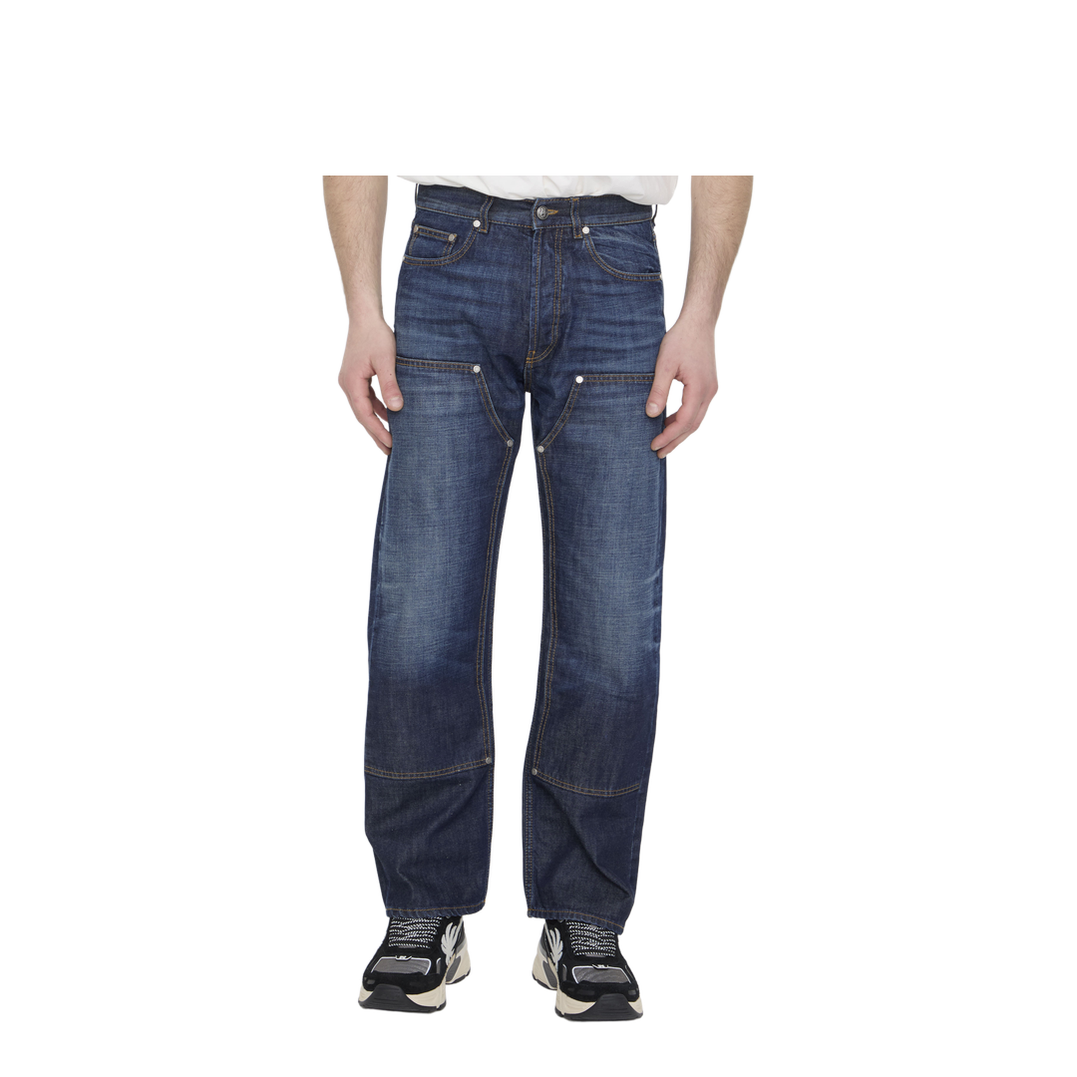 Workwear Monogram Jeans - Image 1