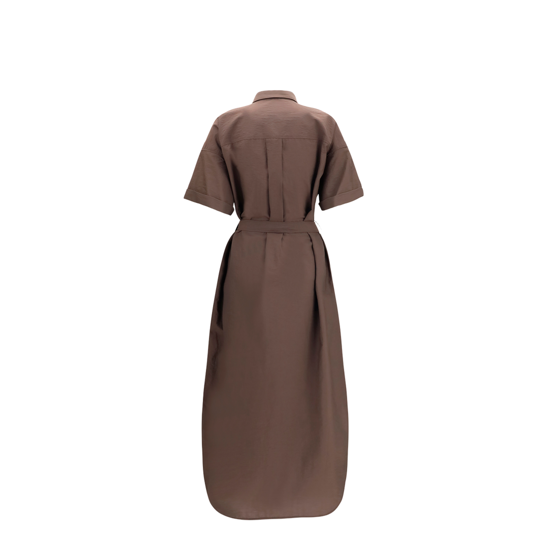 Sequined Shirt Dress With Belt - Image 2