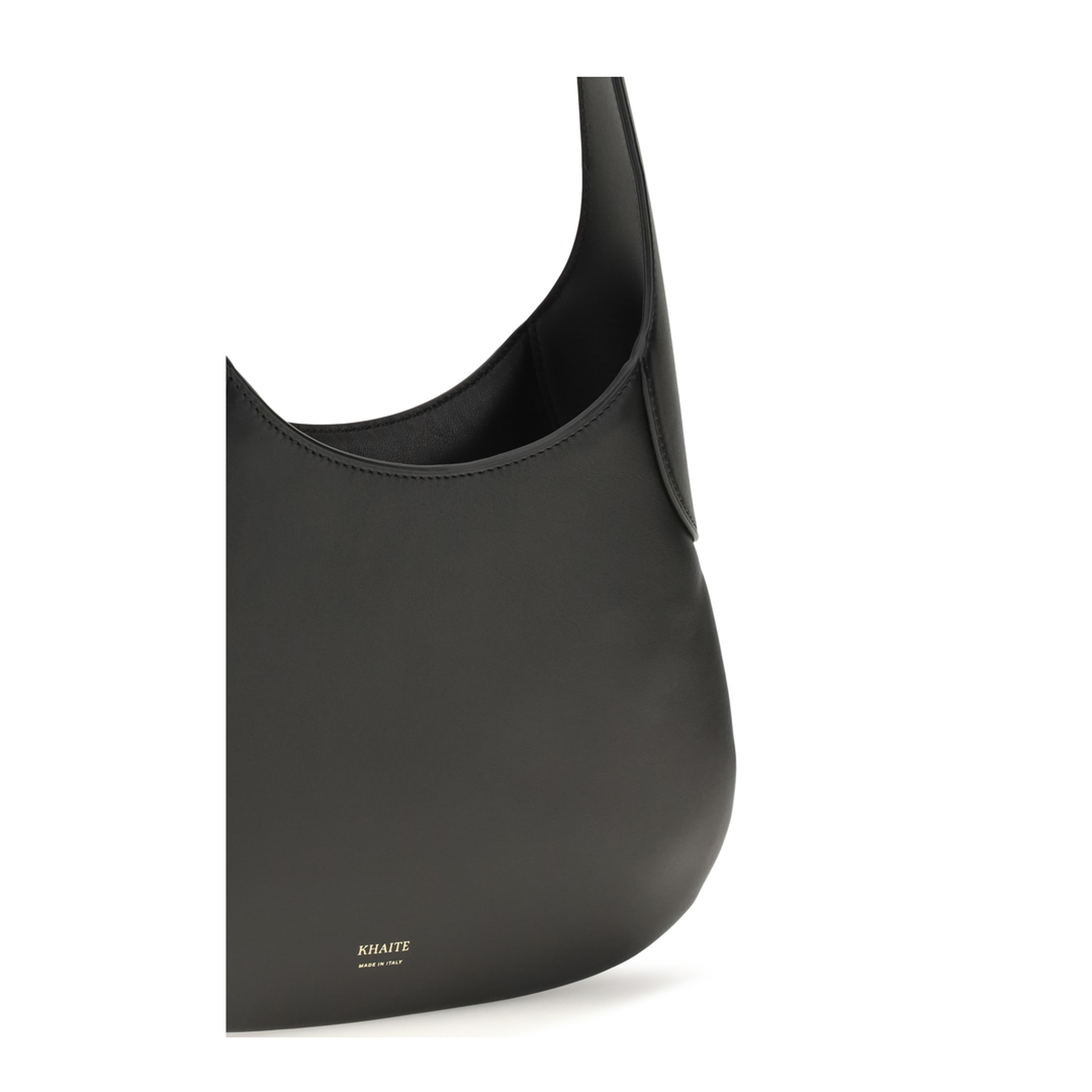 Joan Small Calfskin Hobo - Black - Image 4