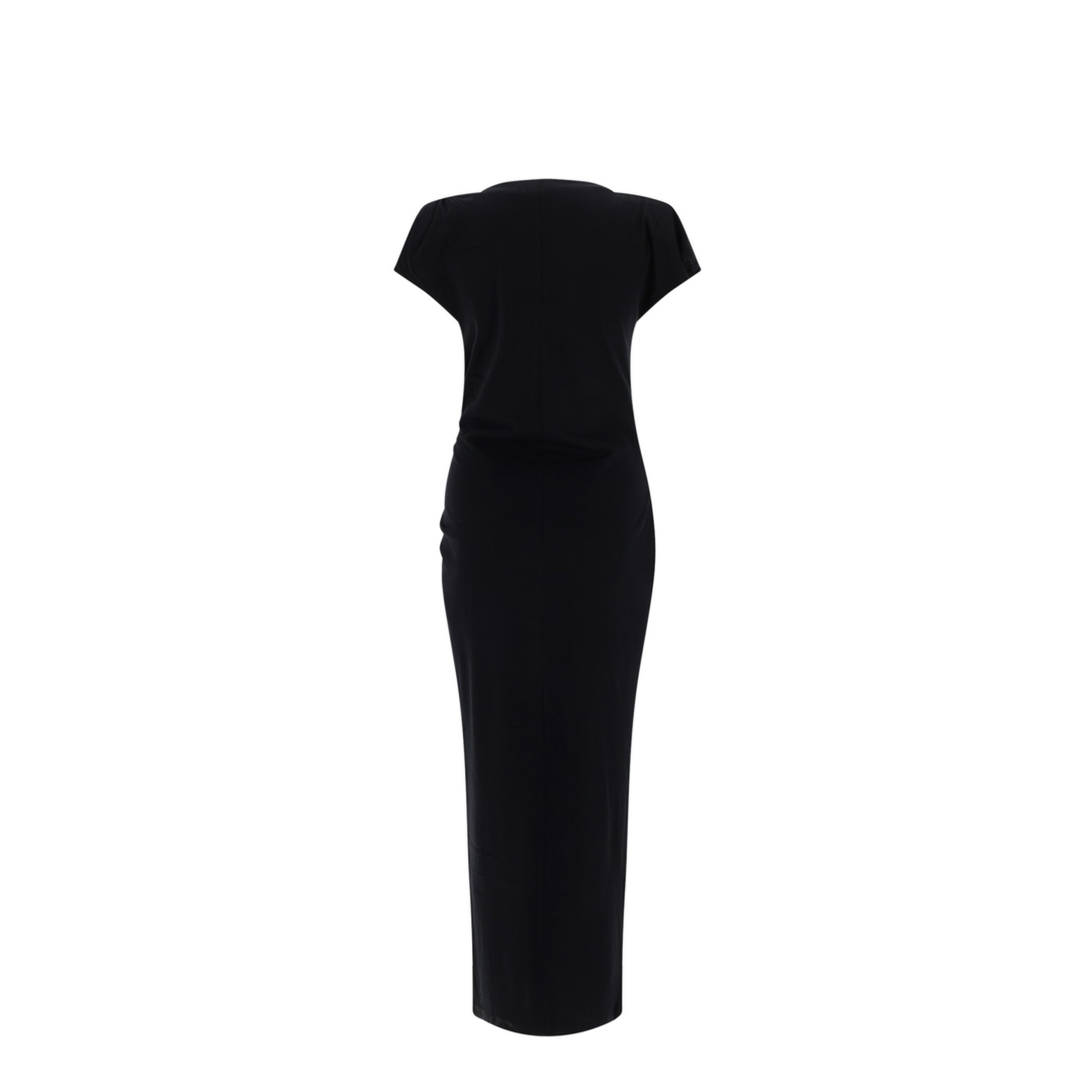 Long Black Nadela Jersey Dress - Image 3