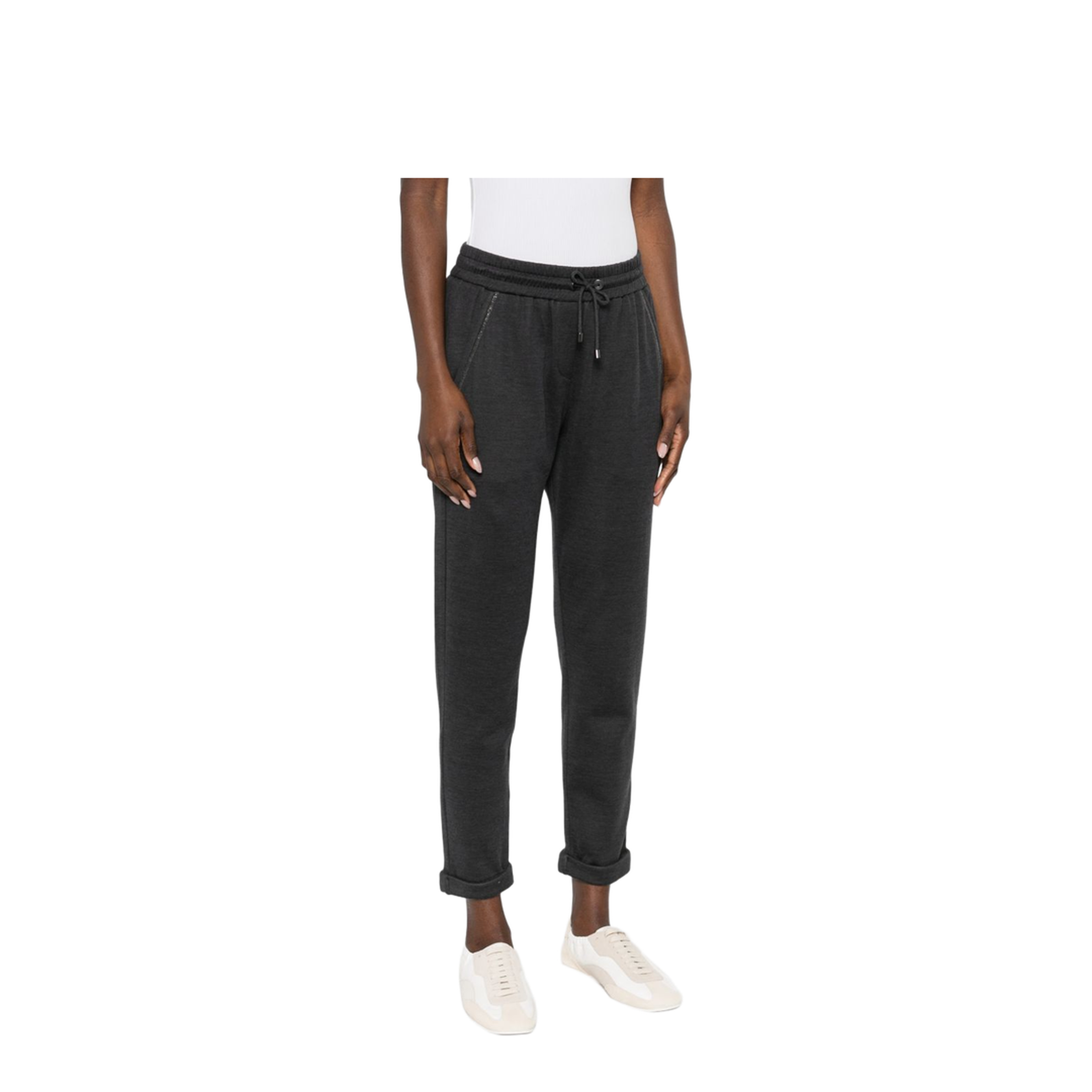Cotton And Silk Blend Trousers - Image 5