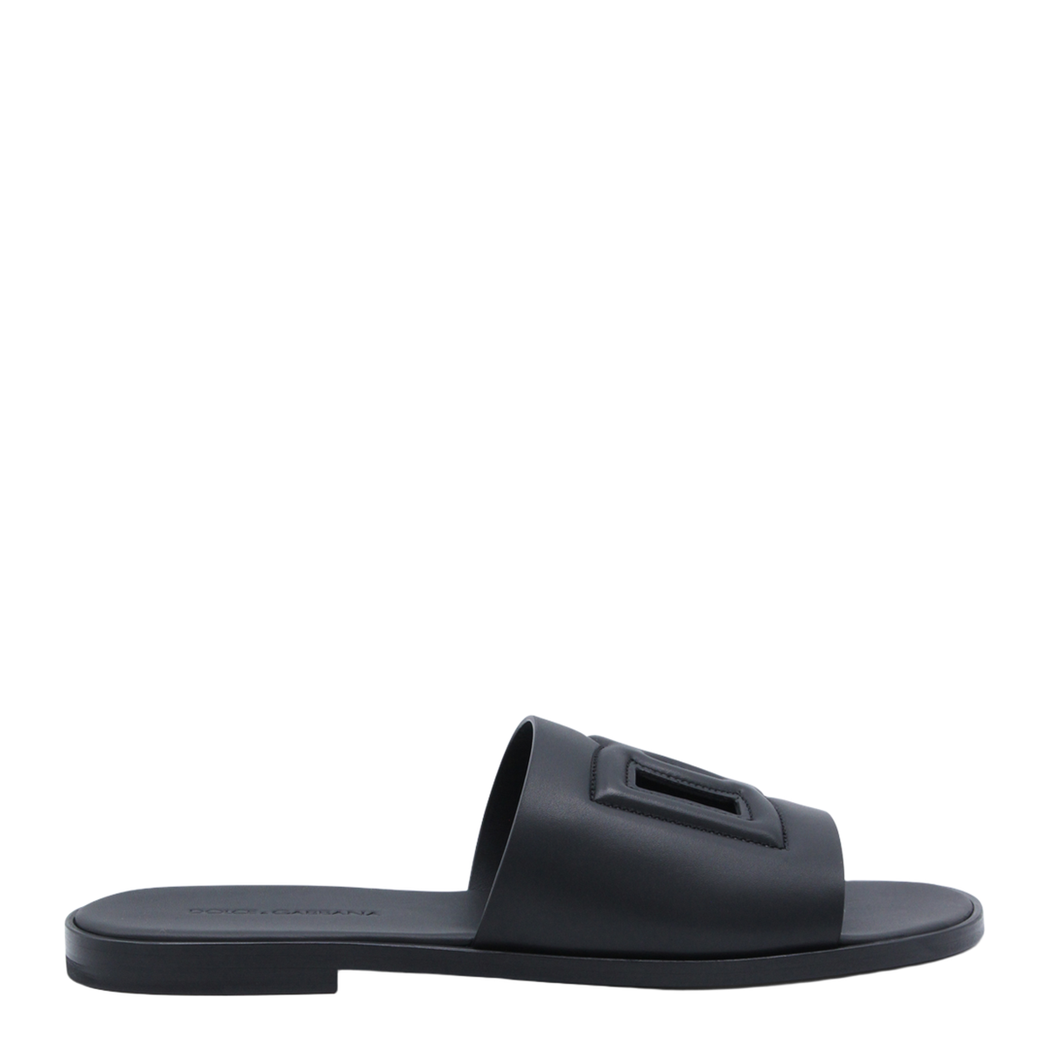 Leather Slide with Logo - Image 2