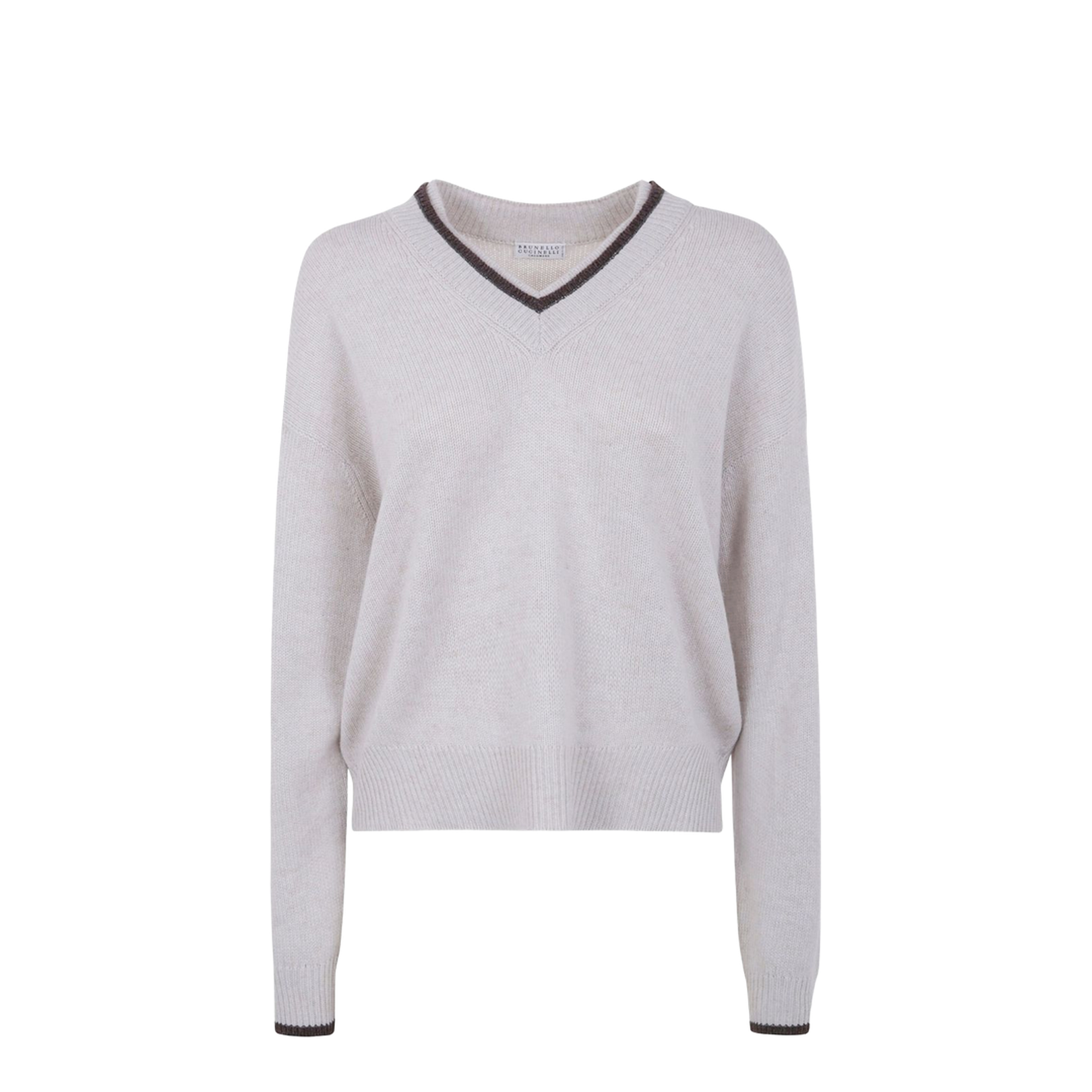 Cashmere V-Neck Sweater - Image 1