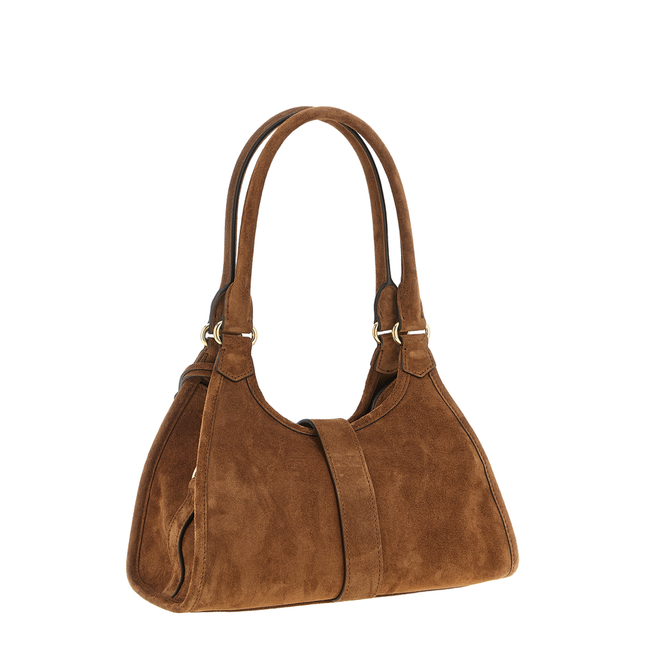 Small Suede Shopping Bag - Image 2