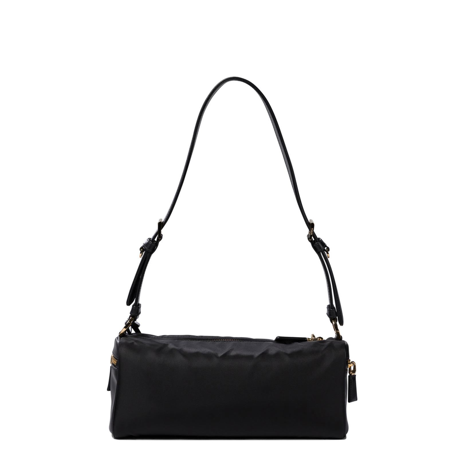Medium Shoulder Bag In Re-Nylon And Leather - Image 3