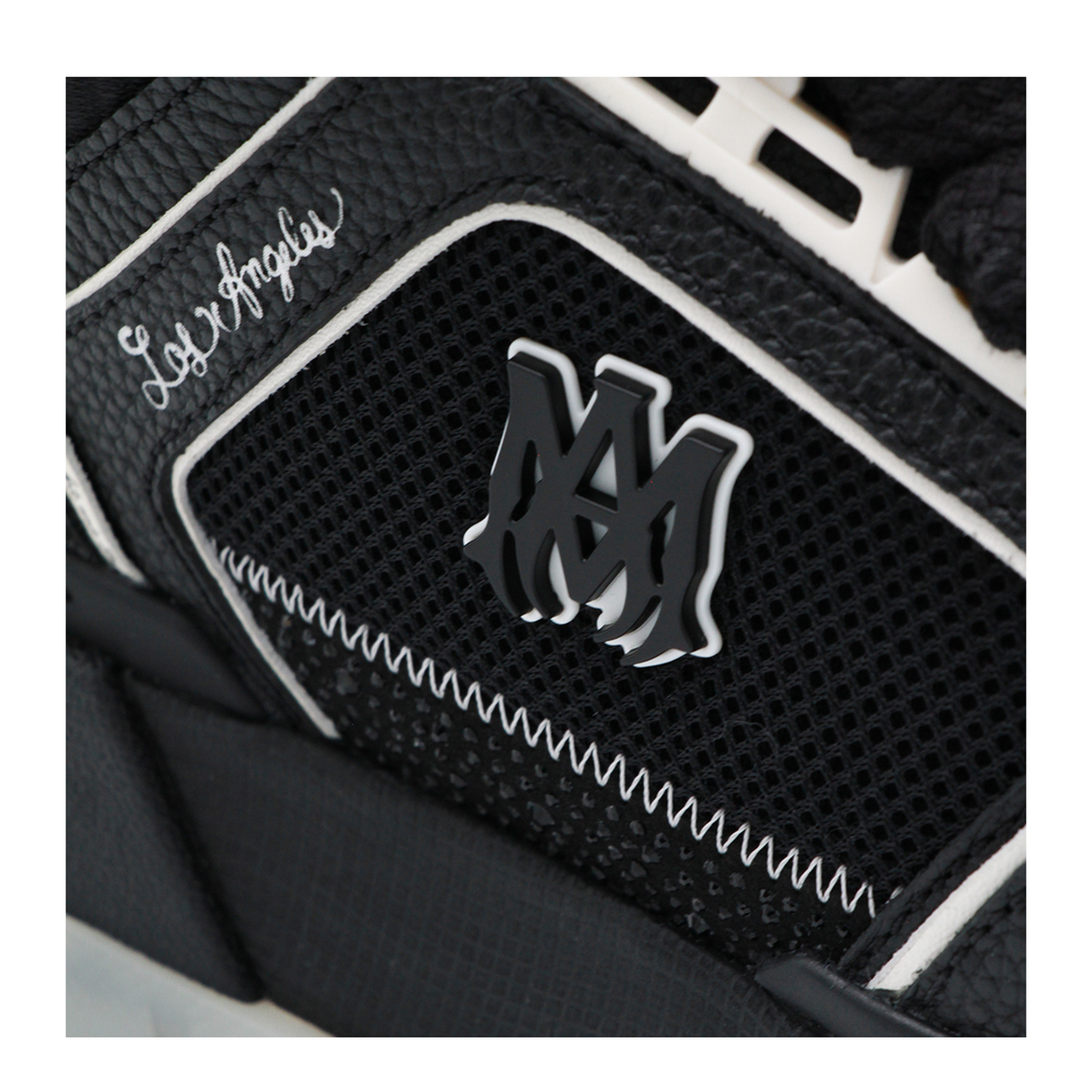 Leather Mesh Sneakers - Image 7