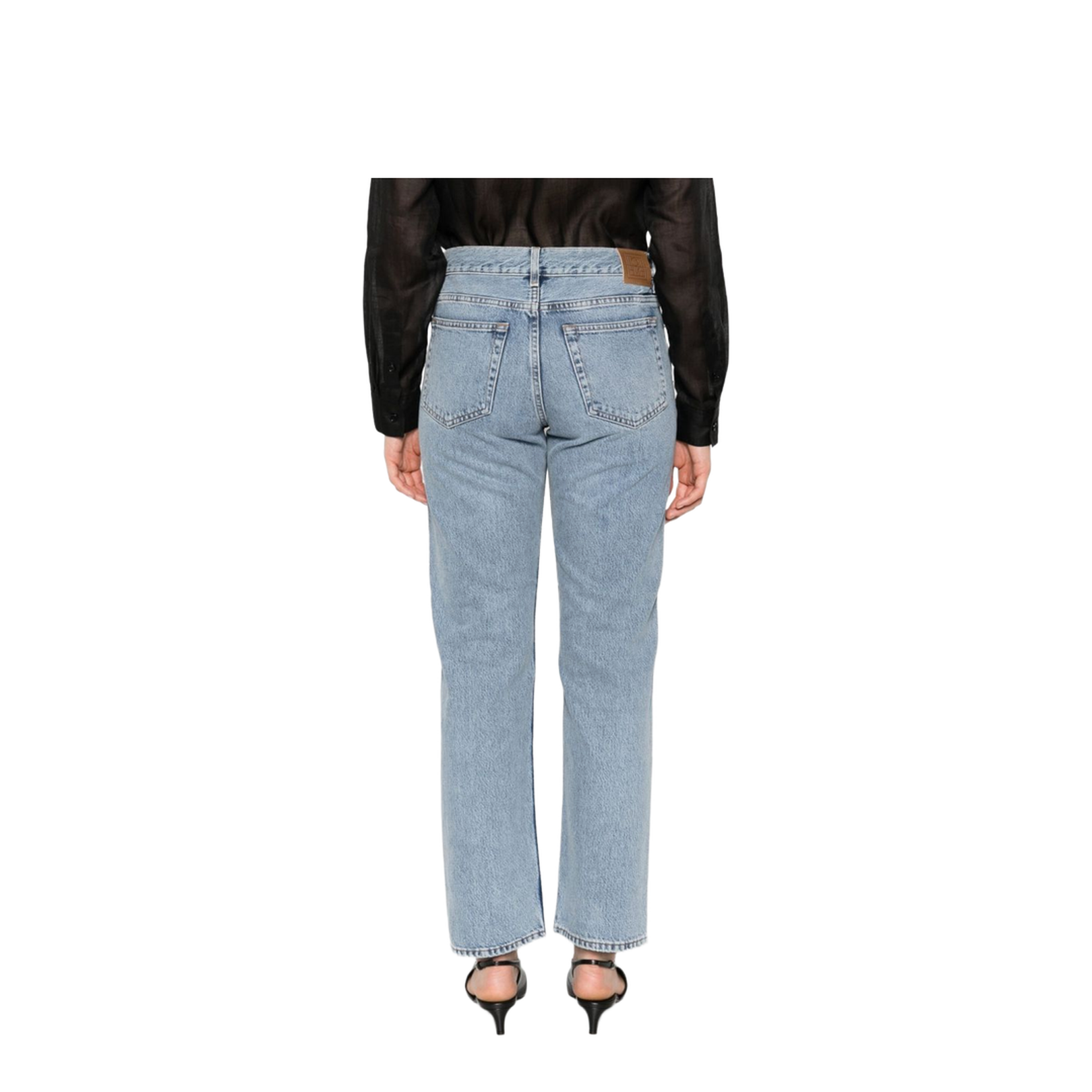 Blue Low Straight Jeans - Image 3