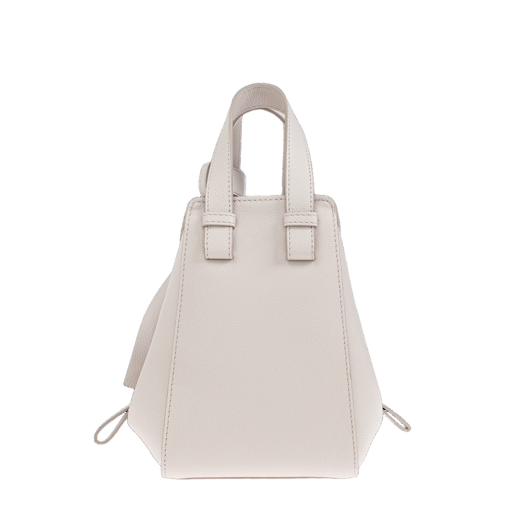 Compact Hammock Calfskin Handbag - Light Ghost - Image 3