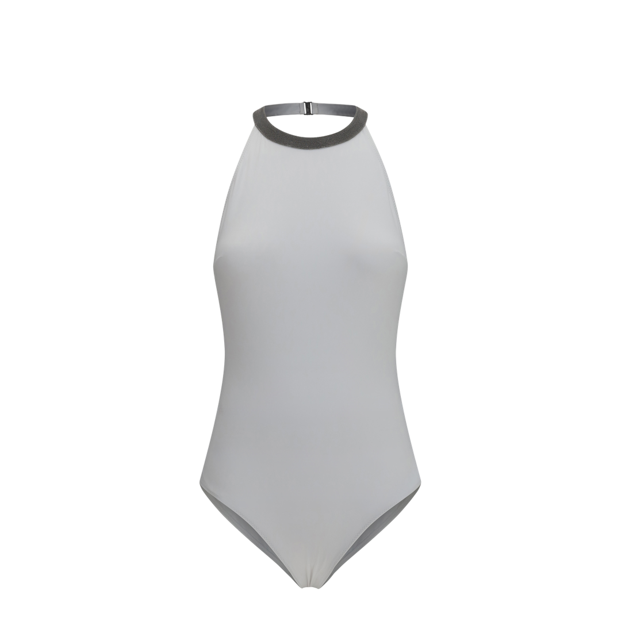One-piece Swimsuit with monili embellishment - Image 1