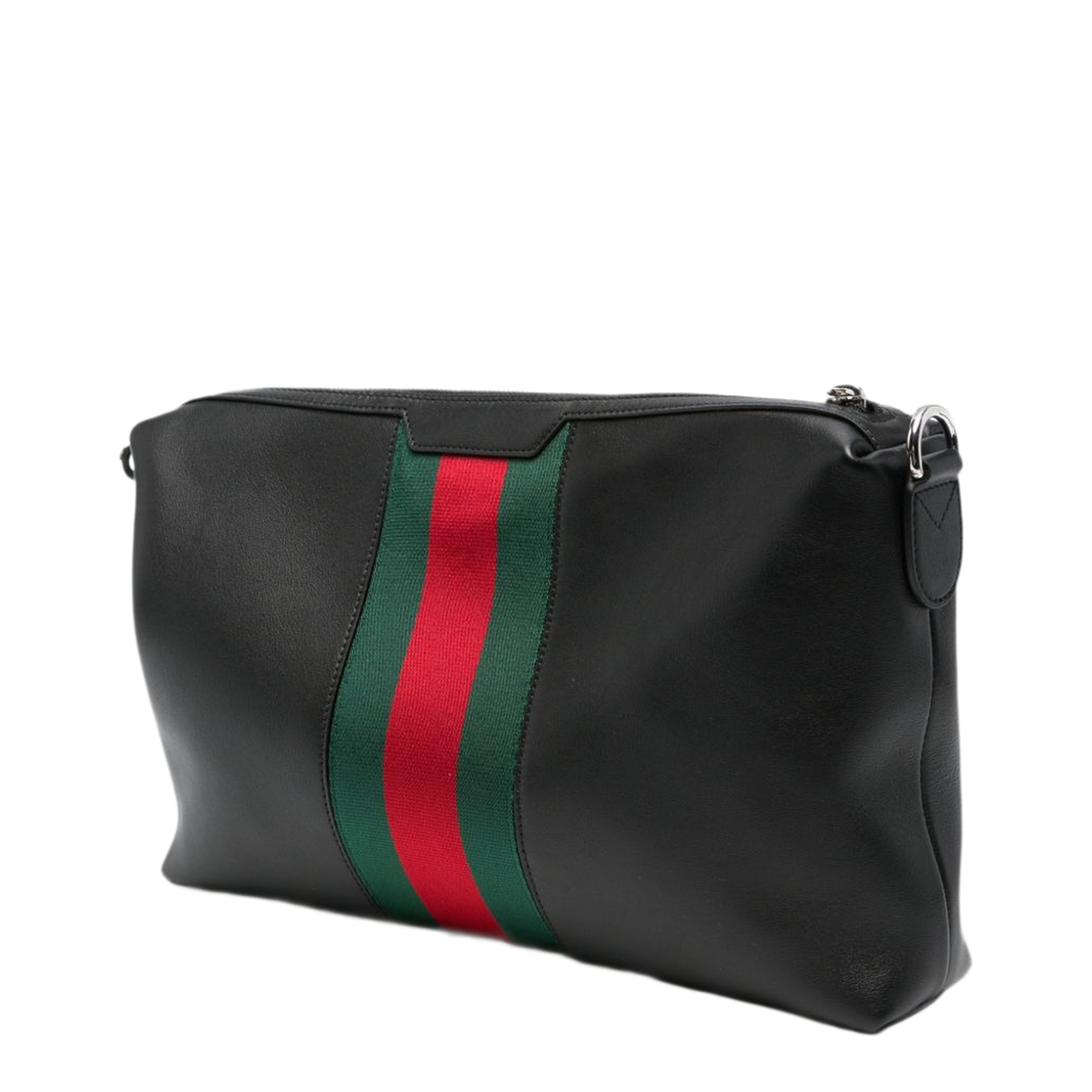 Mini Soft Leather Crossbody - Black - Image 5