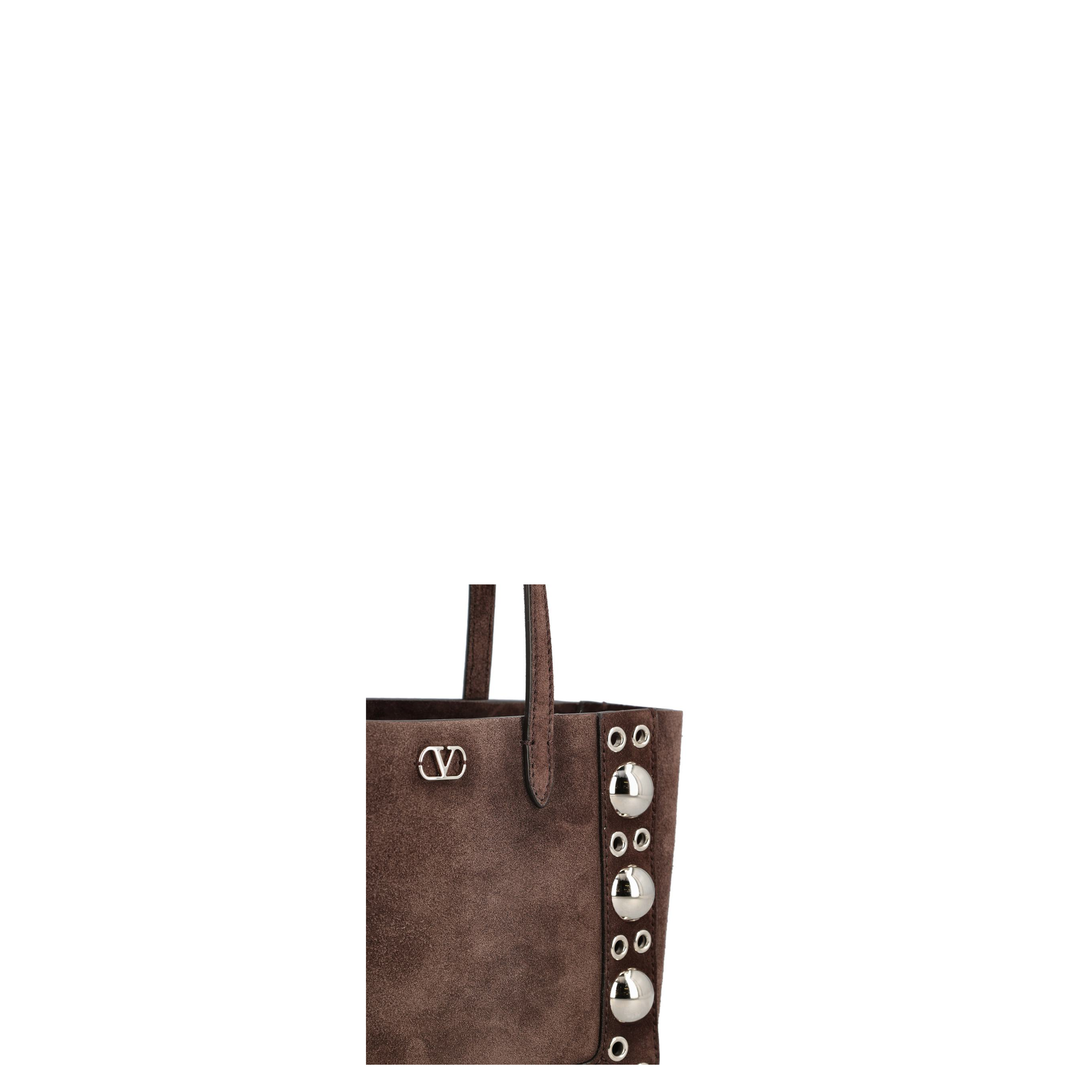 Nellcôte Mini Shopping Bags Suede Dark Brown - Image 4